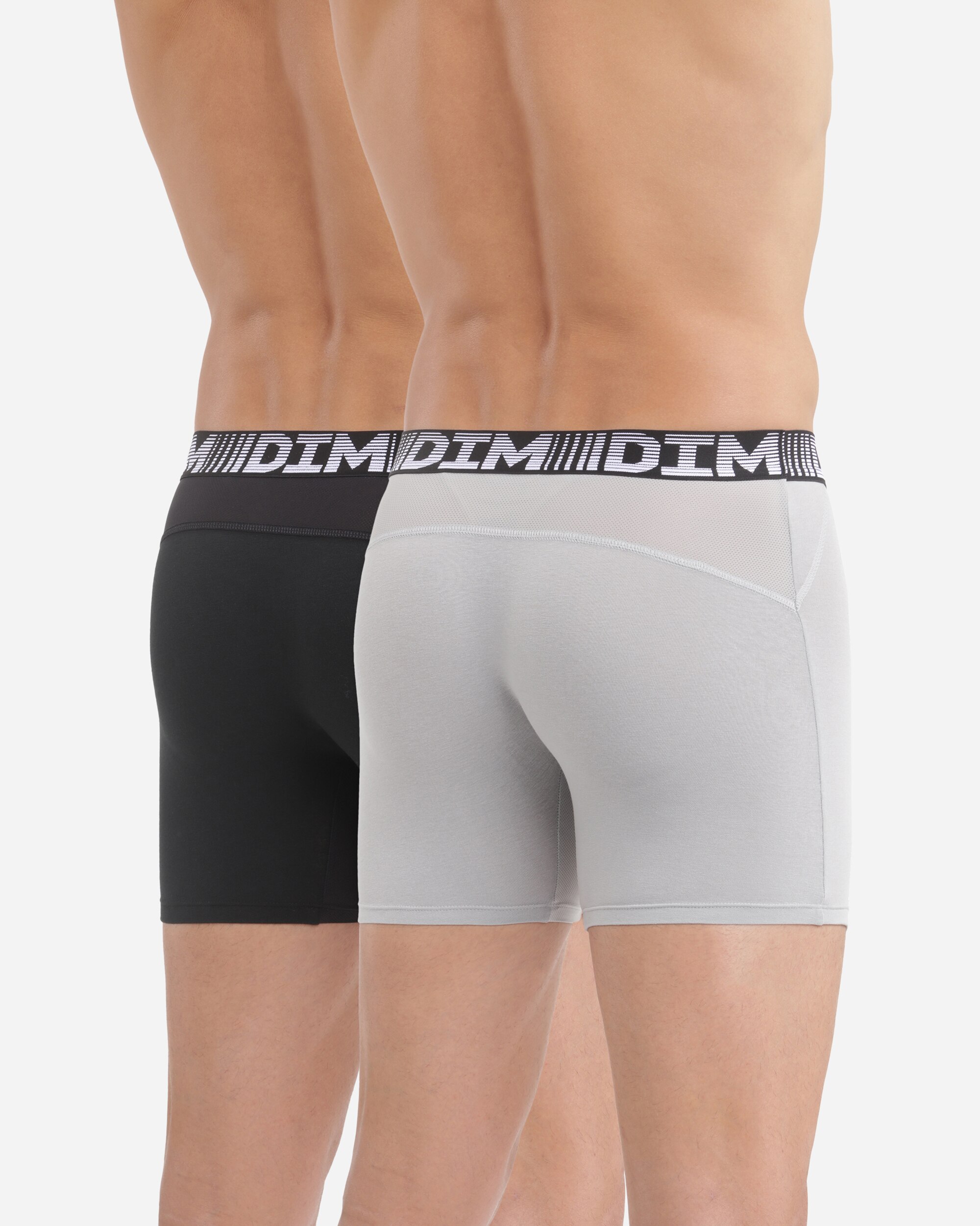 Pack de Dois Boxers Compridos Transpirável Dim 3d Flex Air Multicolor-2