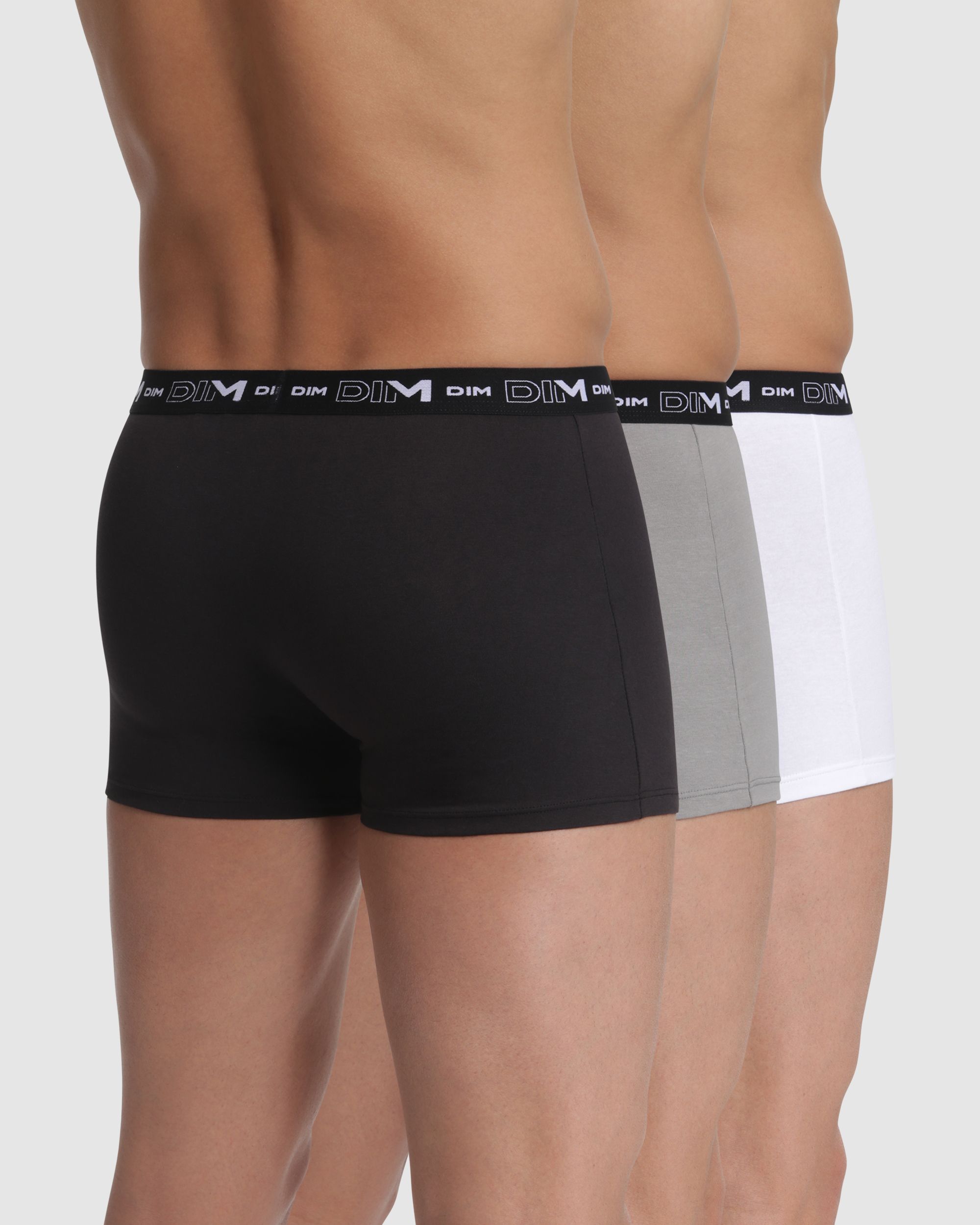 Pack de Três Boxers de Algodão Elástico Multicolor-3
