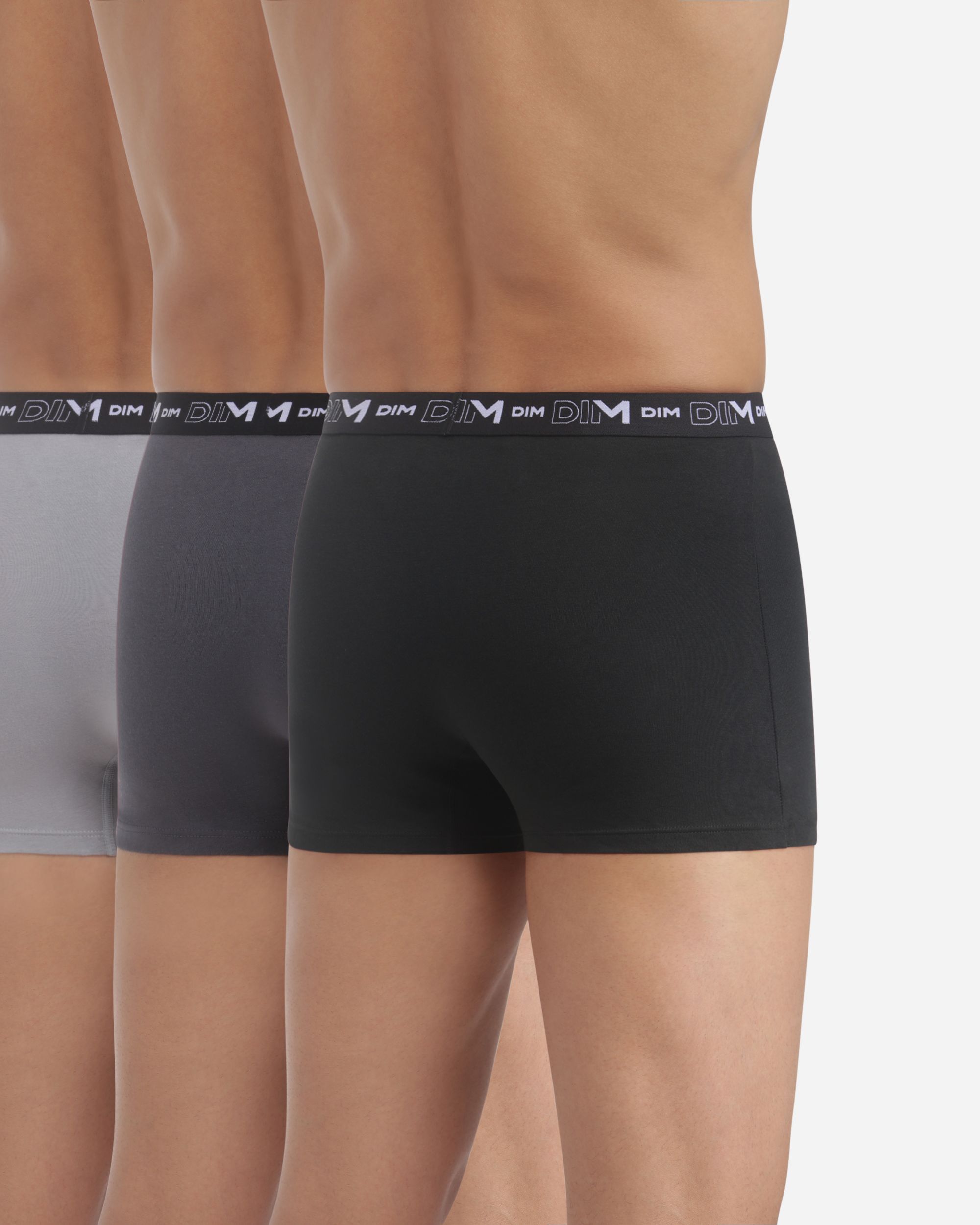 Pack de Três Boxers de Algodão Elástico Multicolor-3