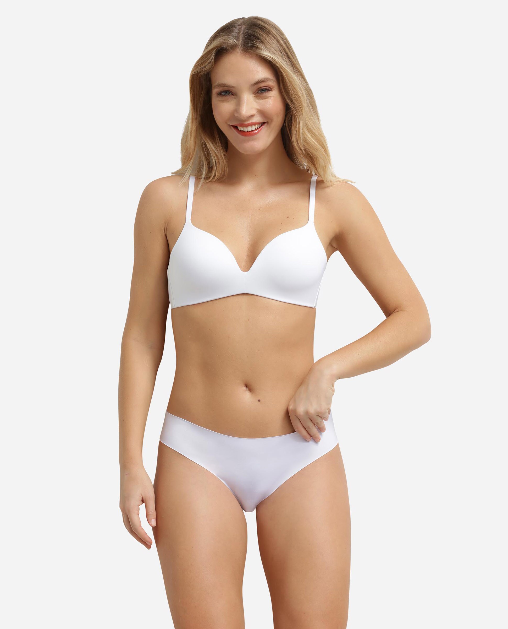 Soutien Invisível sem Aros Acolchoado Branco-3