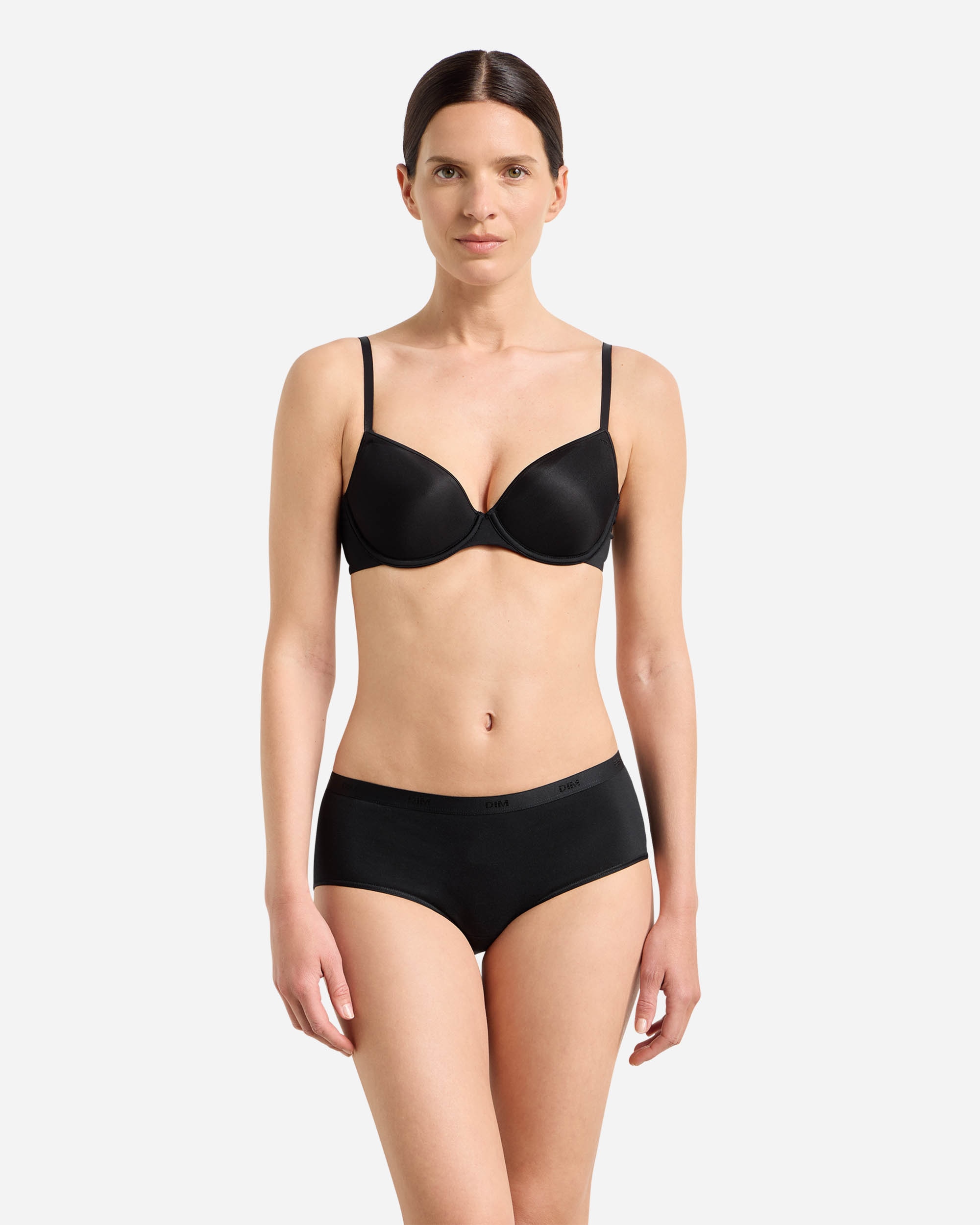 Soutien com Aros Invisível com Tecido Spacer Preto-4