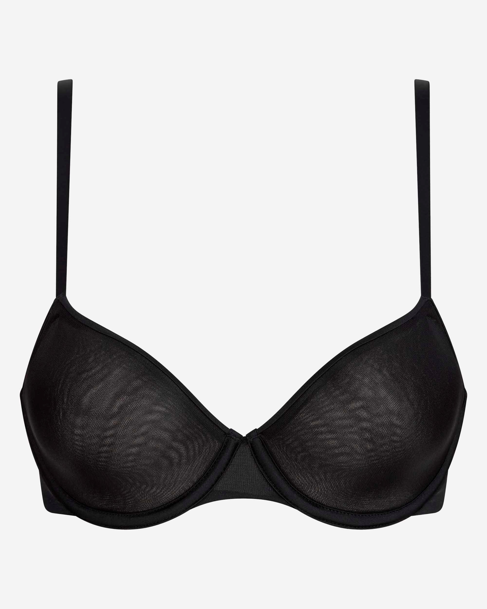 Soutien com Aros Invisível com Tecido Spacer Preto-5
