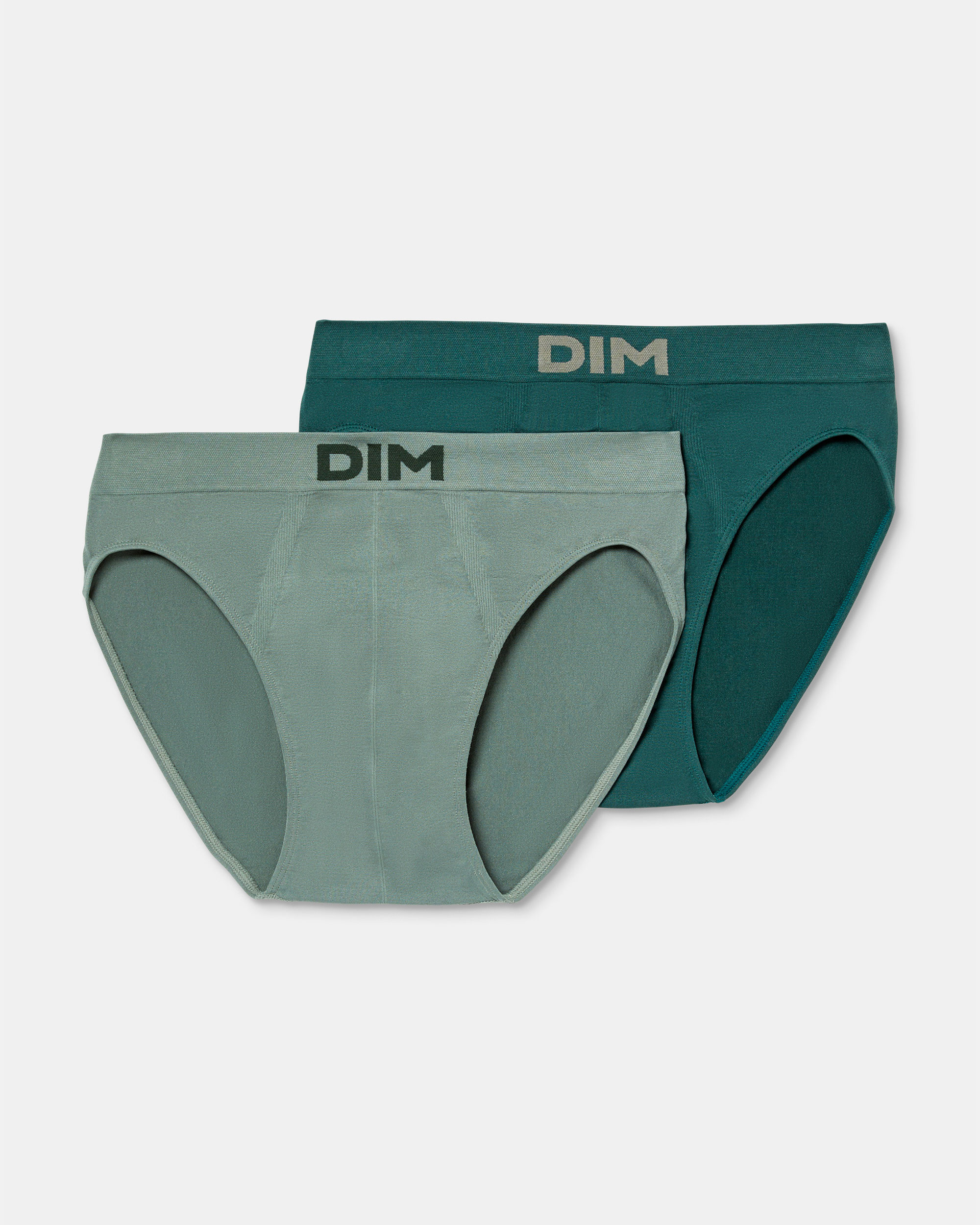Pack de Dois Slips sem Costuras em Vários em Cores Verde-1