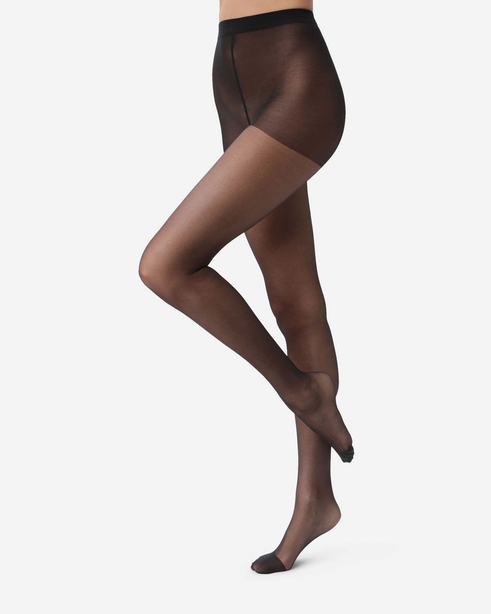 Imagem 0 de Collants com Acabamento Transparente e Linha Posterior