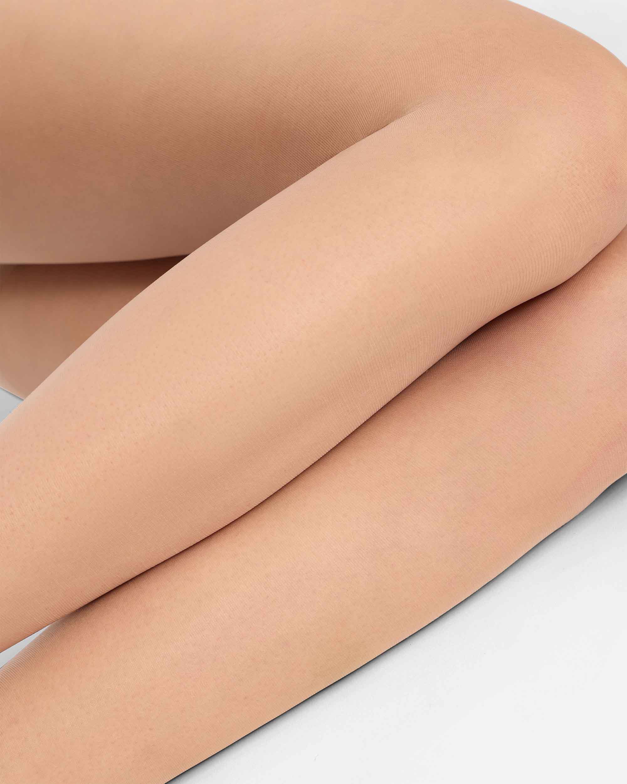 Collants Transparentes Efeito Natural 15 Deniers em Claro Natural-2