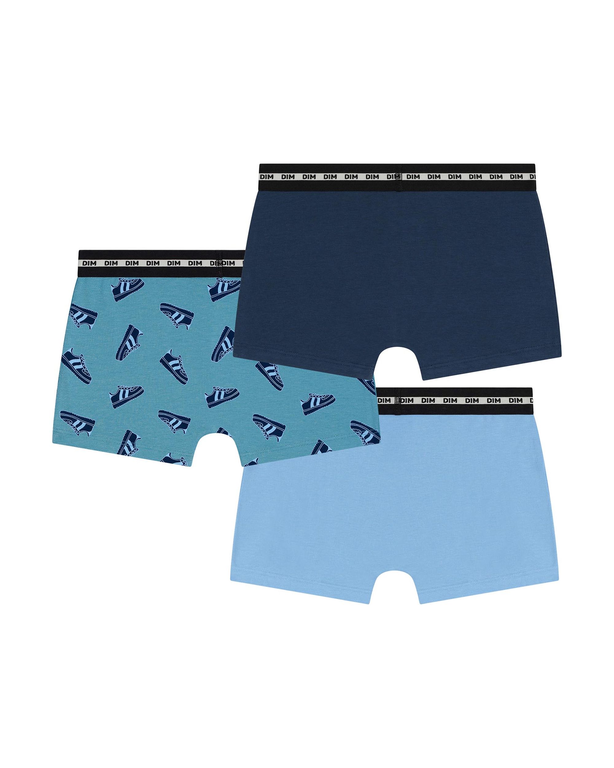 Pack de 3 Boxers Infantil Estampados de Algodão Multicolor-2