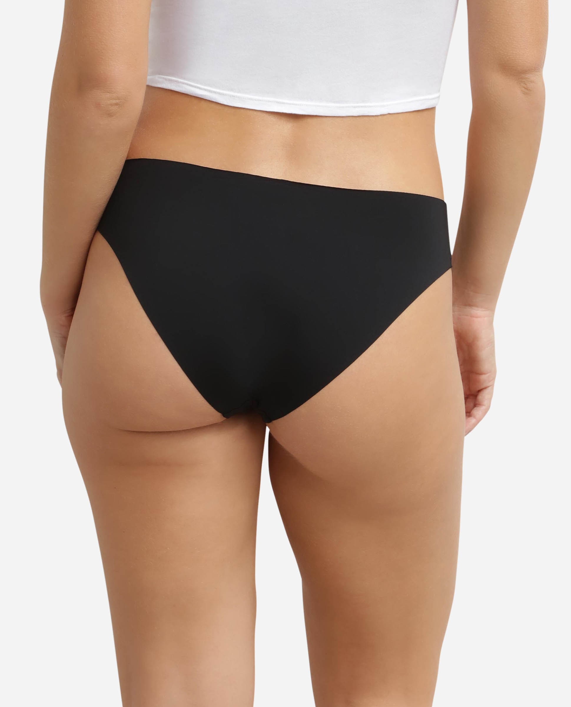 Cueca Clássica de Microfibra Preto-2