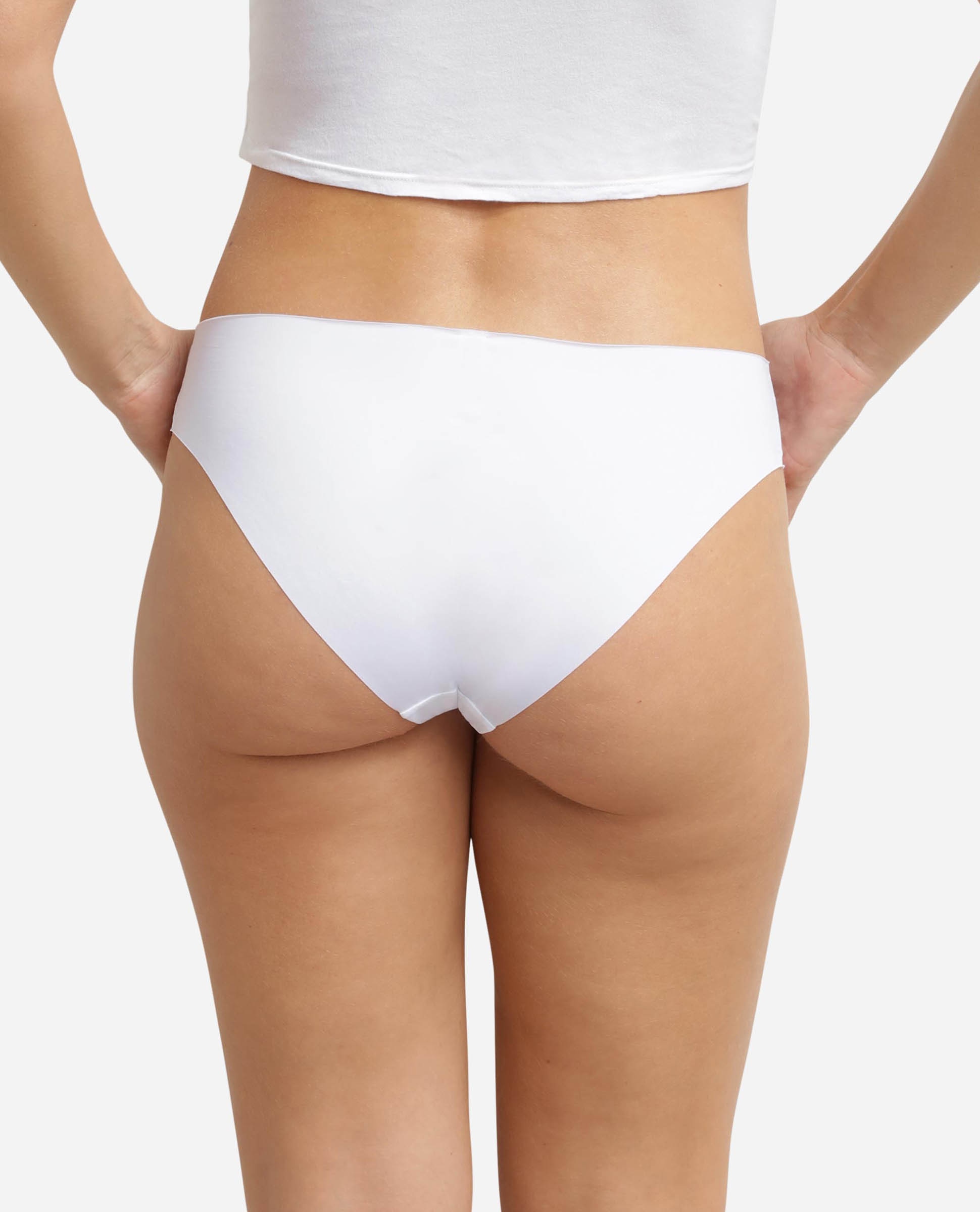 Cueca Clássica de Microfibra Branco-2