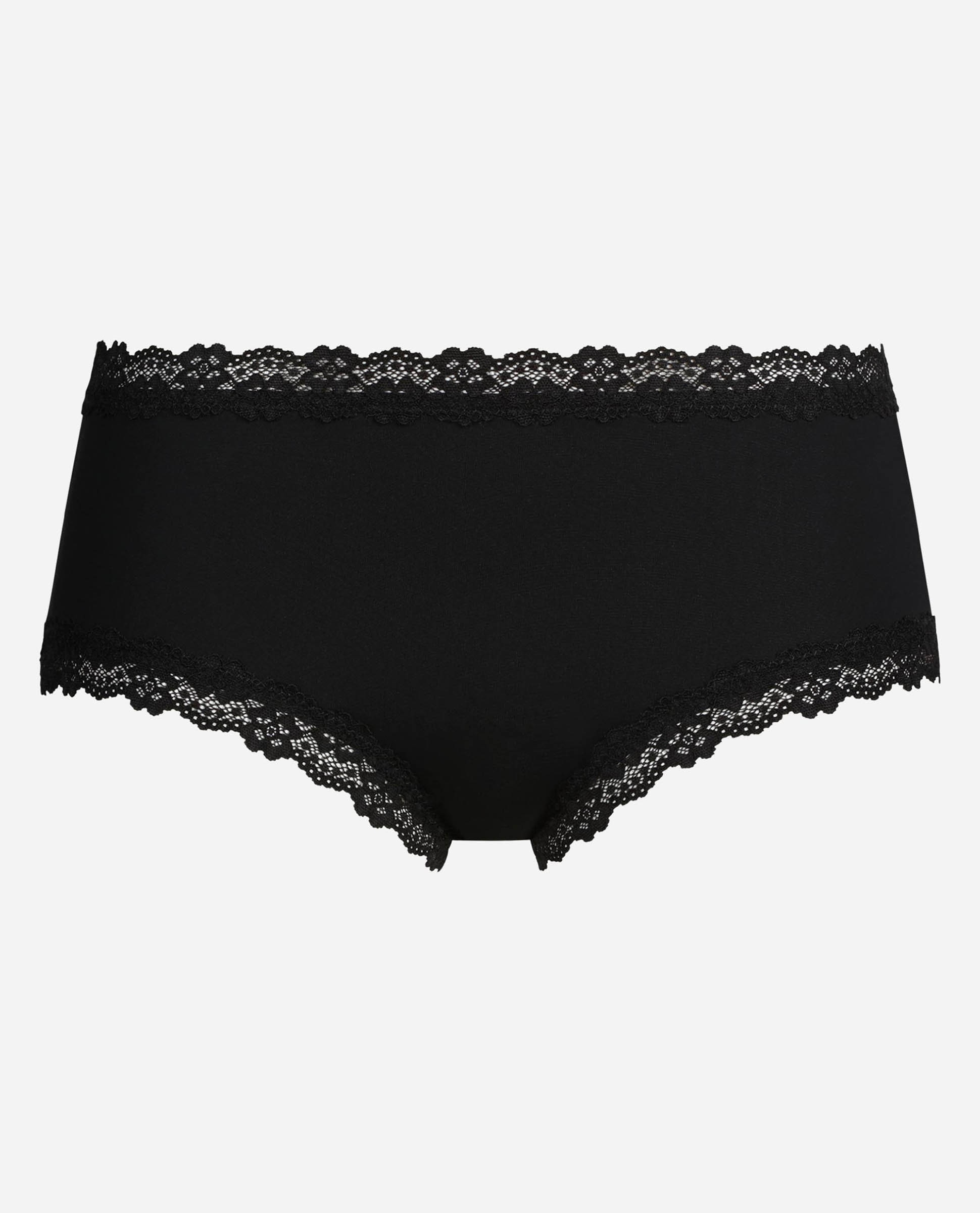 Cueca Culotte com Renda Preto-3