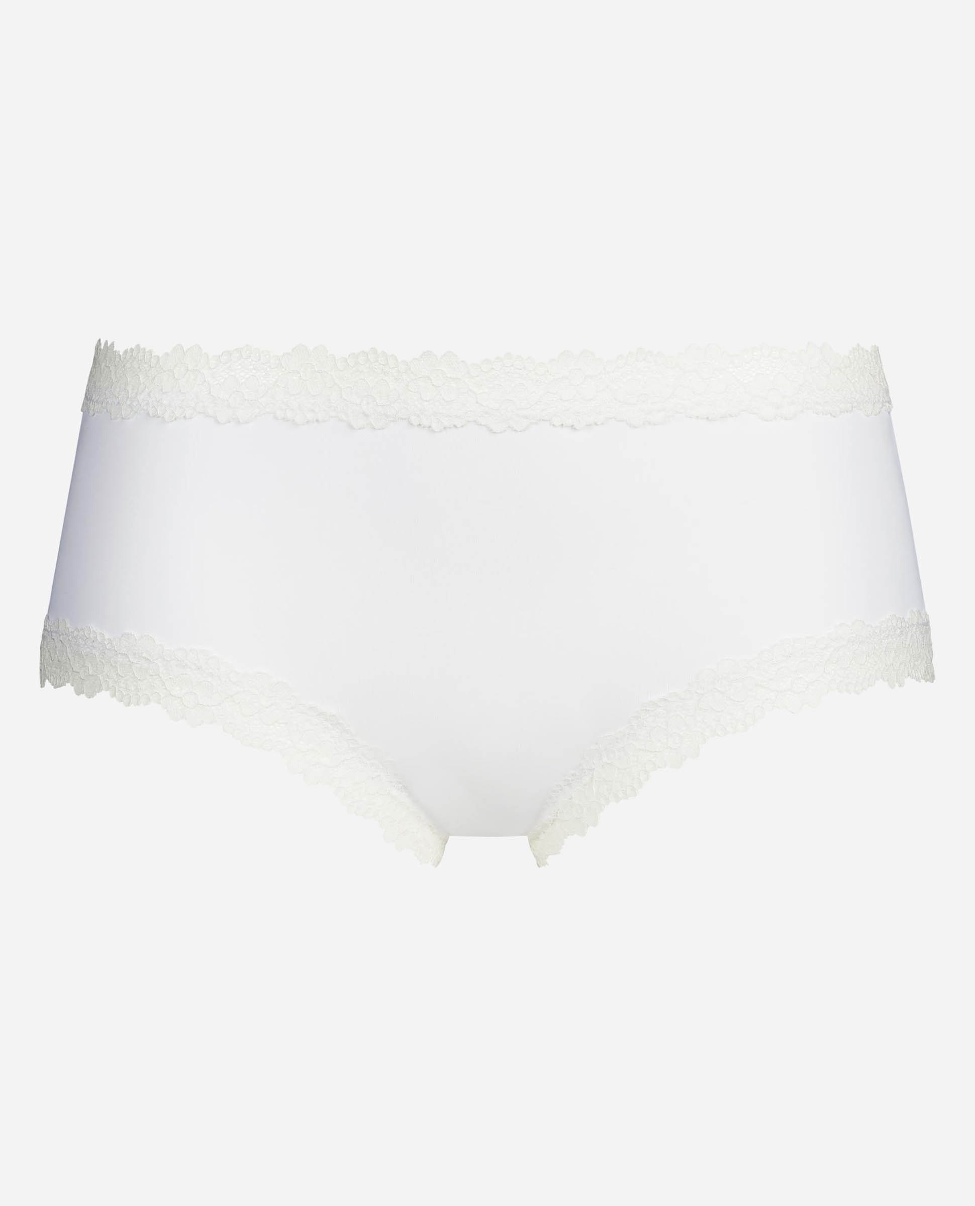 Cueca Culotte com Renda Branco-3