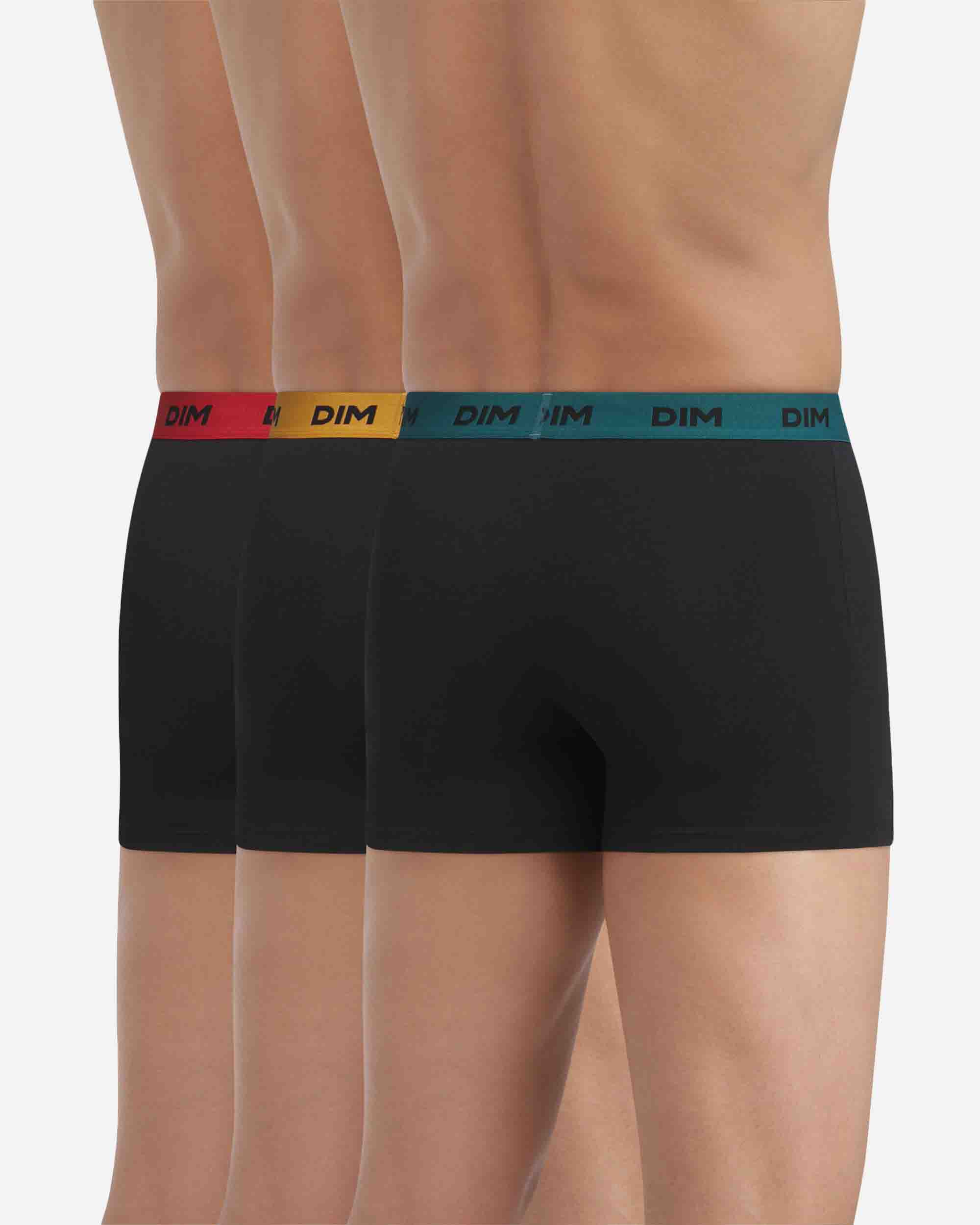 Pack de Três Boxers de Algodão com Cintura em Cores Dim Mix & Colors Multicolor-2
