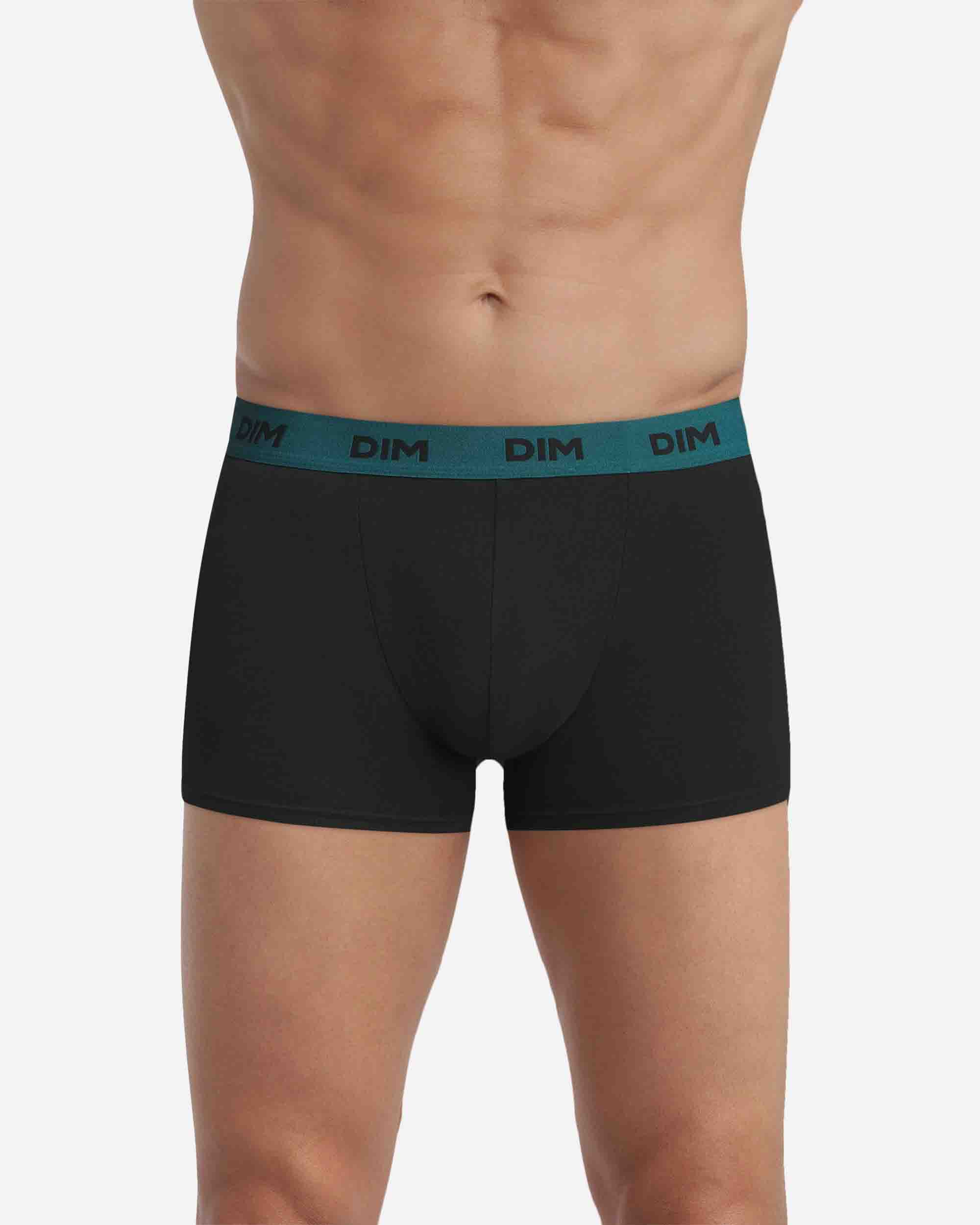 Pack de Três Boxers de Algodão com Cintura em Cores Dim Mix & Colors Multicolor-3