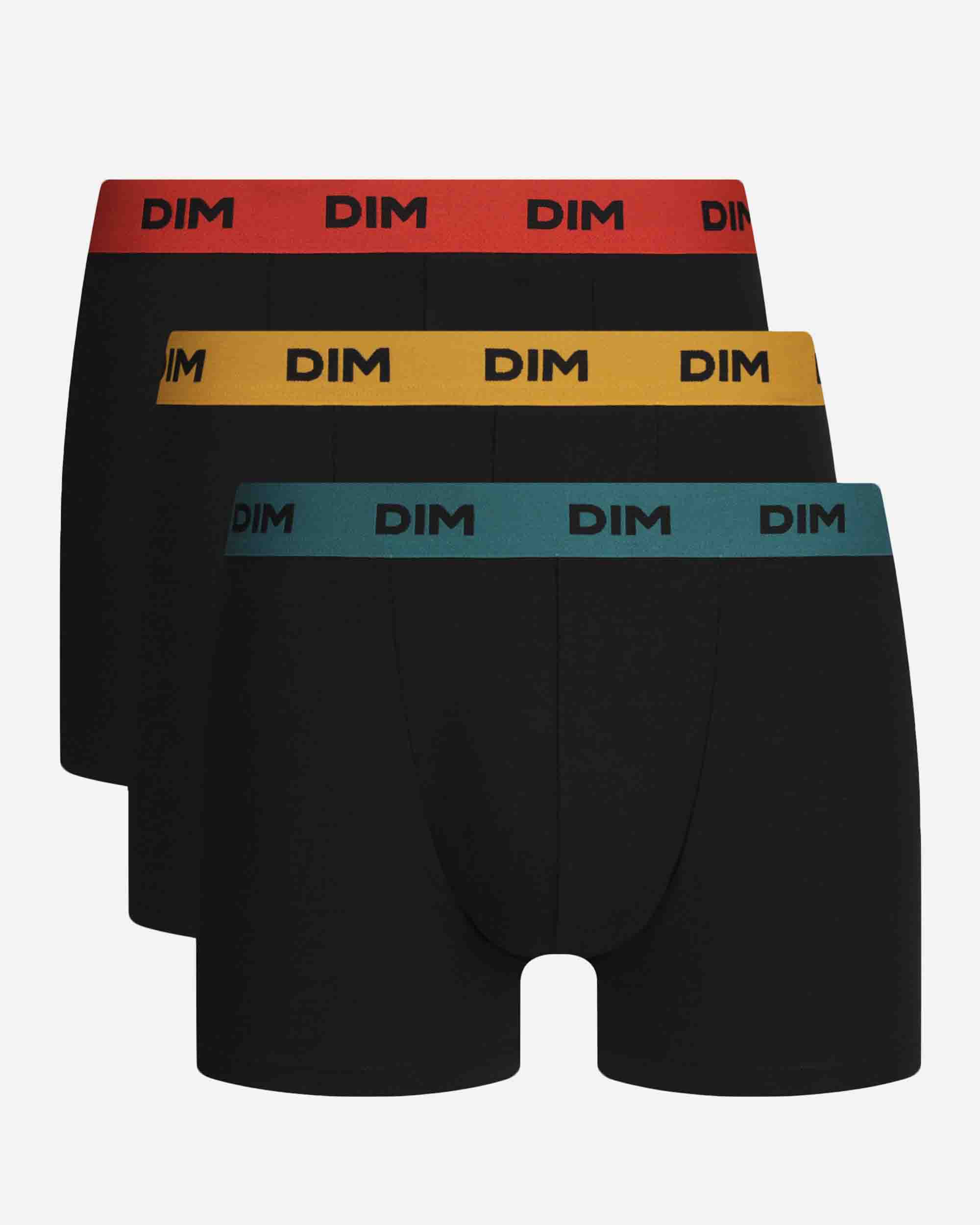 Pack de Três Boxers de Algodão com Cintura em Cores Dim Mix & Colors Multicolor-4