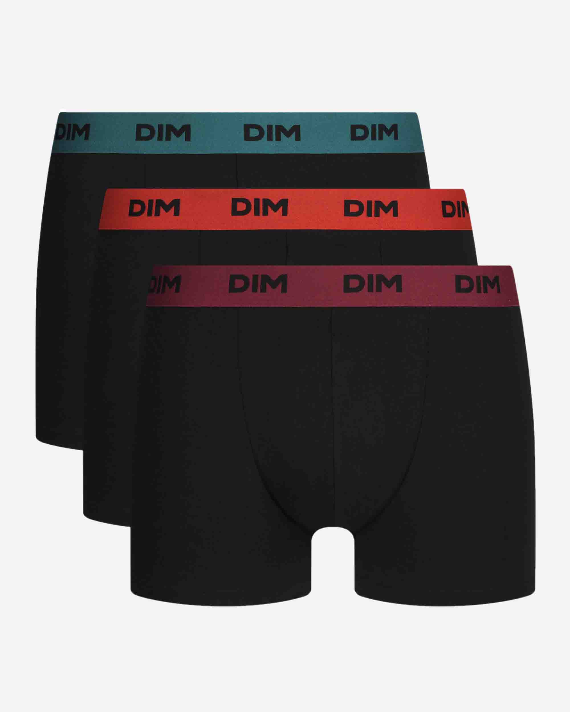 Pack de Três Boxers de Algodão com Cintura em Cores Dim Mix & Colors Multicolor-4