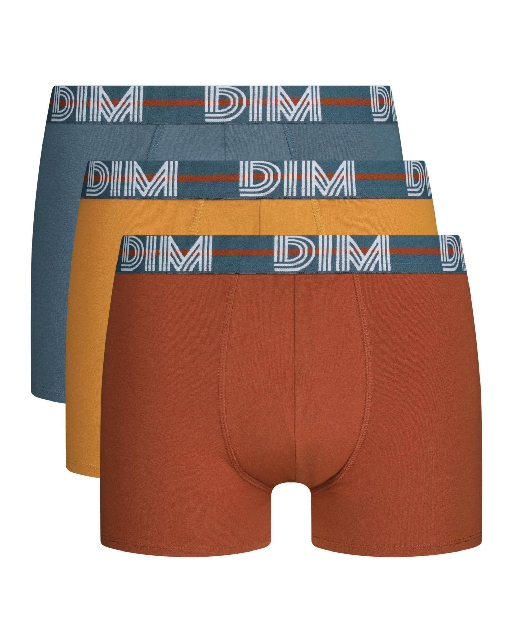 Pack de Três Boxers de Algodão Elástico em Cores Chamativas Dim Mix & Powerful Multicolor-3