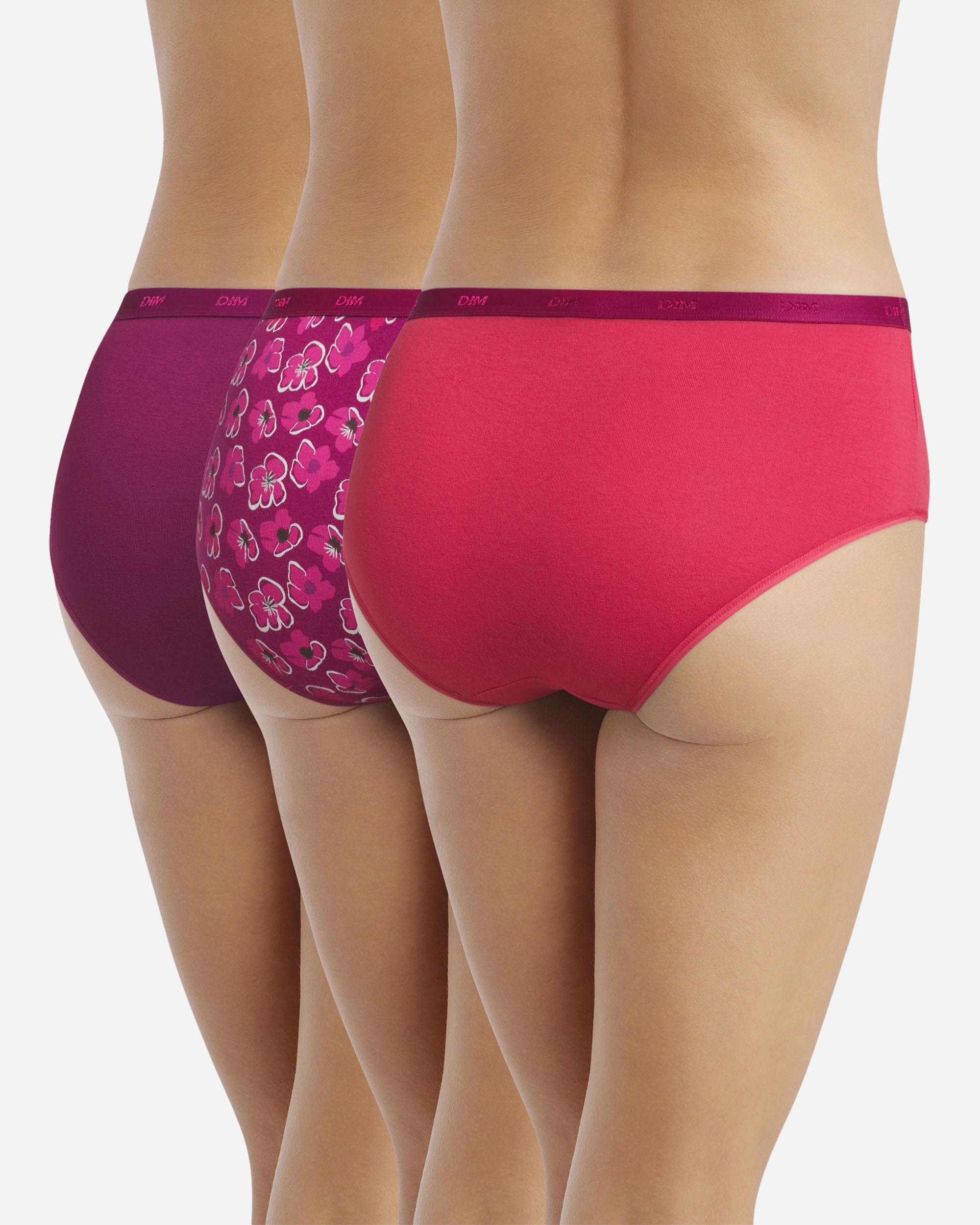 Pack de 3 Cuecas de Algodão Elástico Estampadas Multicolor-2