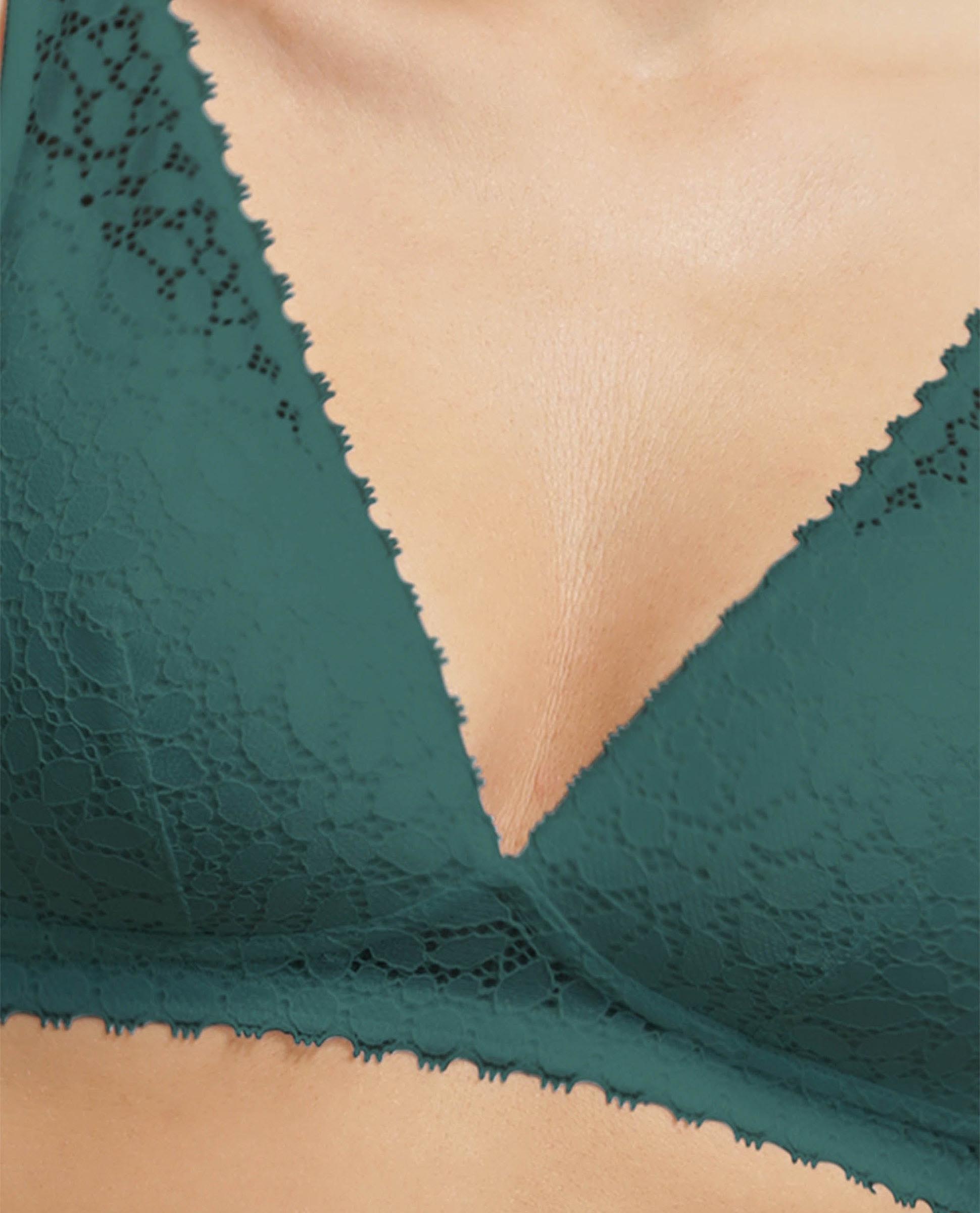 Soutien Triangular sem Aros com Recheio Daily Dentelle Esmeralda-4