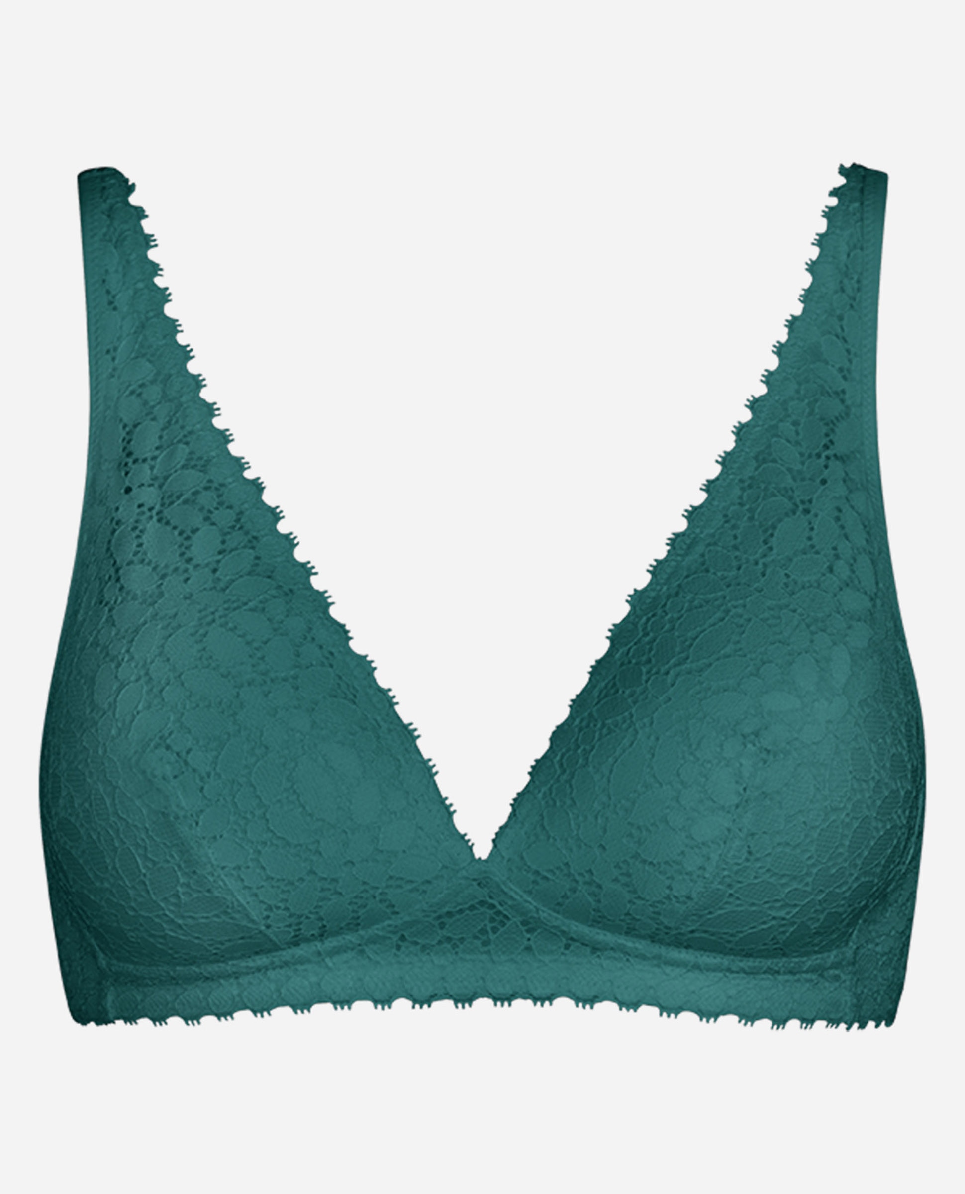 Soutien Triangular sem Aros com Recheio Daily Dentelle Esmeralda-5