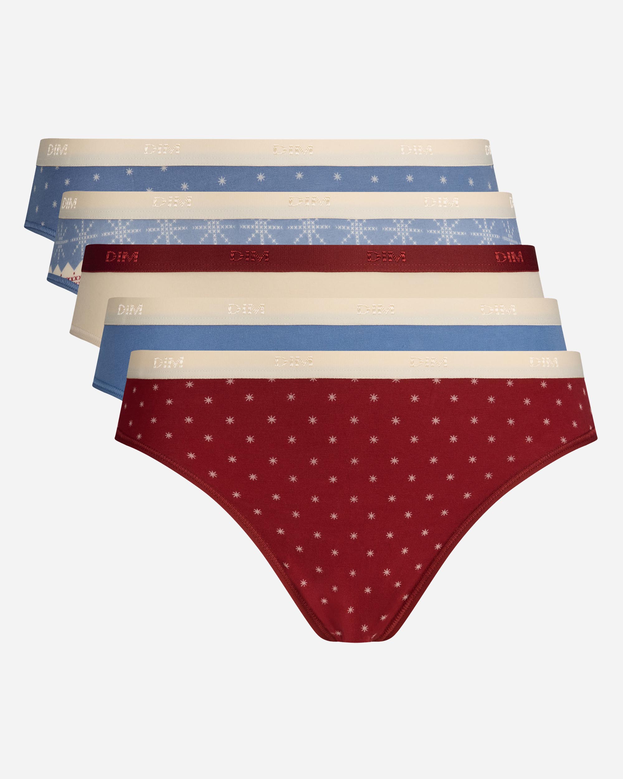 Pack de 5 Cuecas de Algodão Elástico Estampadas Multicolor-4