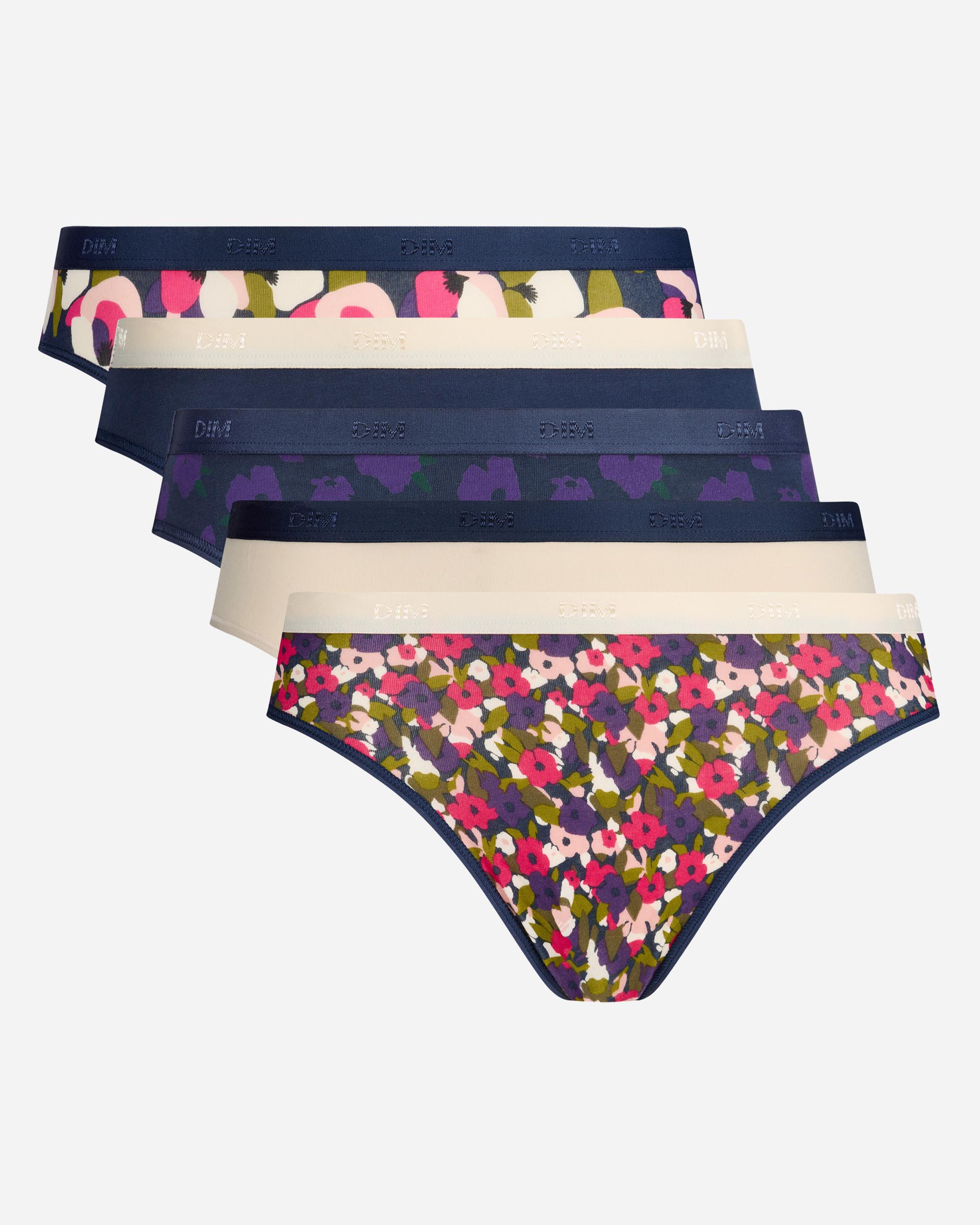 Pack de 5 Cuecas de Algodão Elástico Estampadas Multicolor-4
