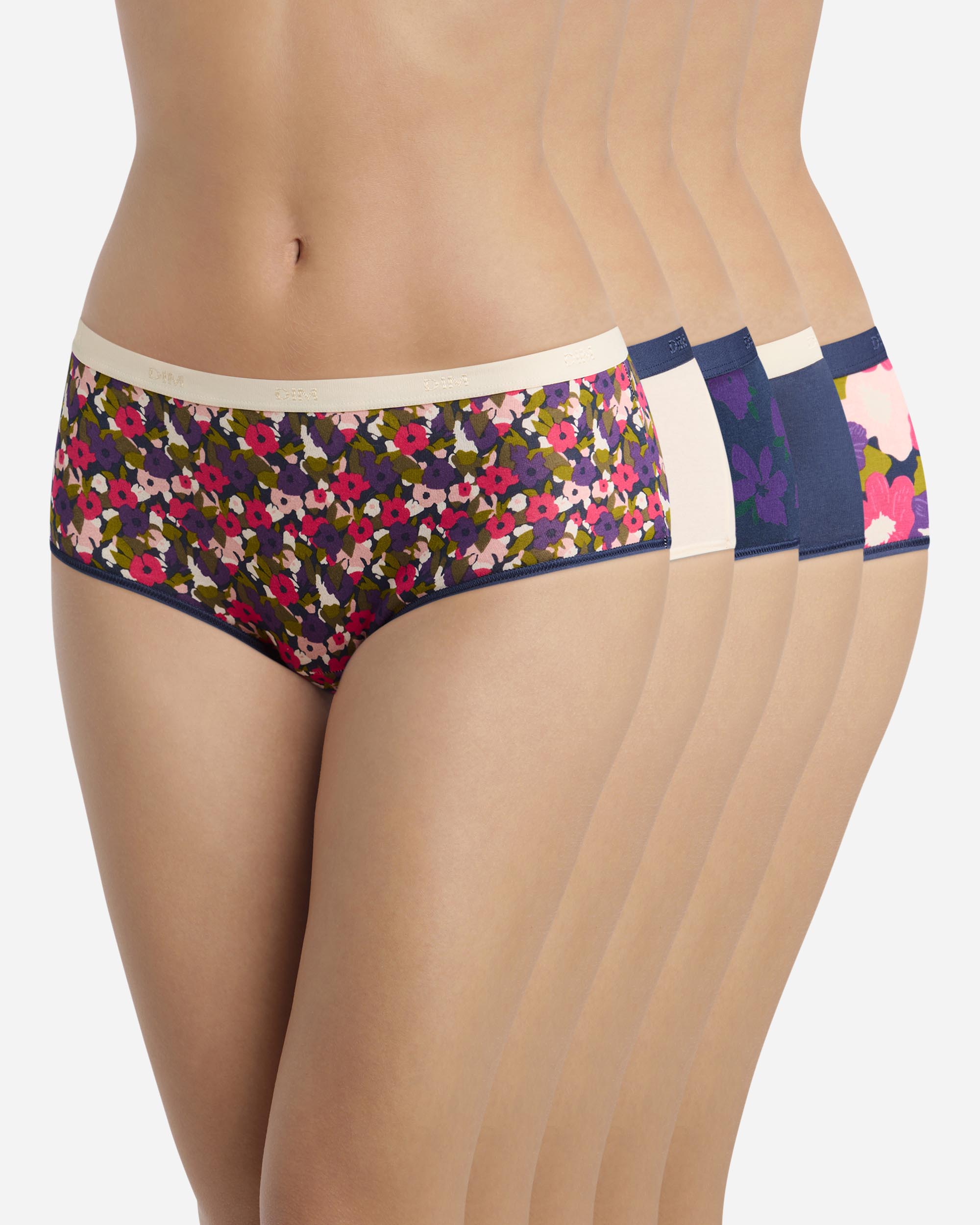 Imagem 0 de Pack de 5 Cuecas de Algodão Elástico Estampadas