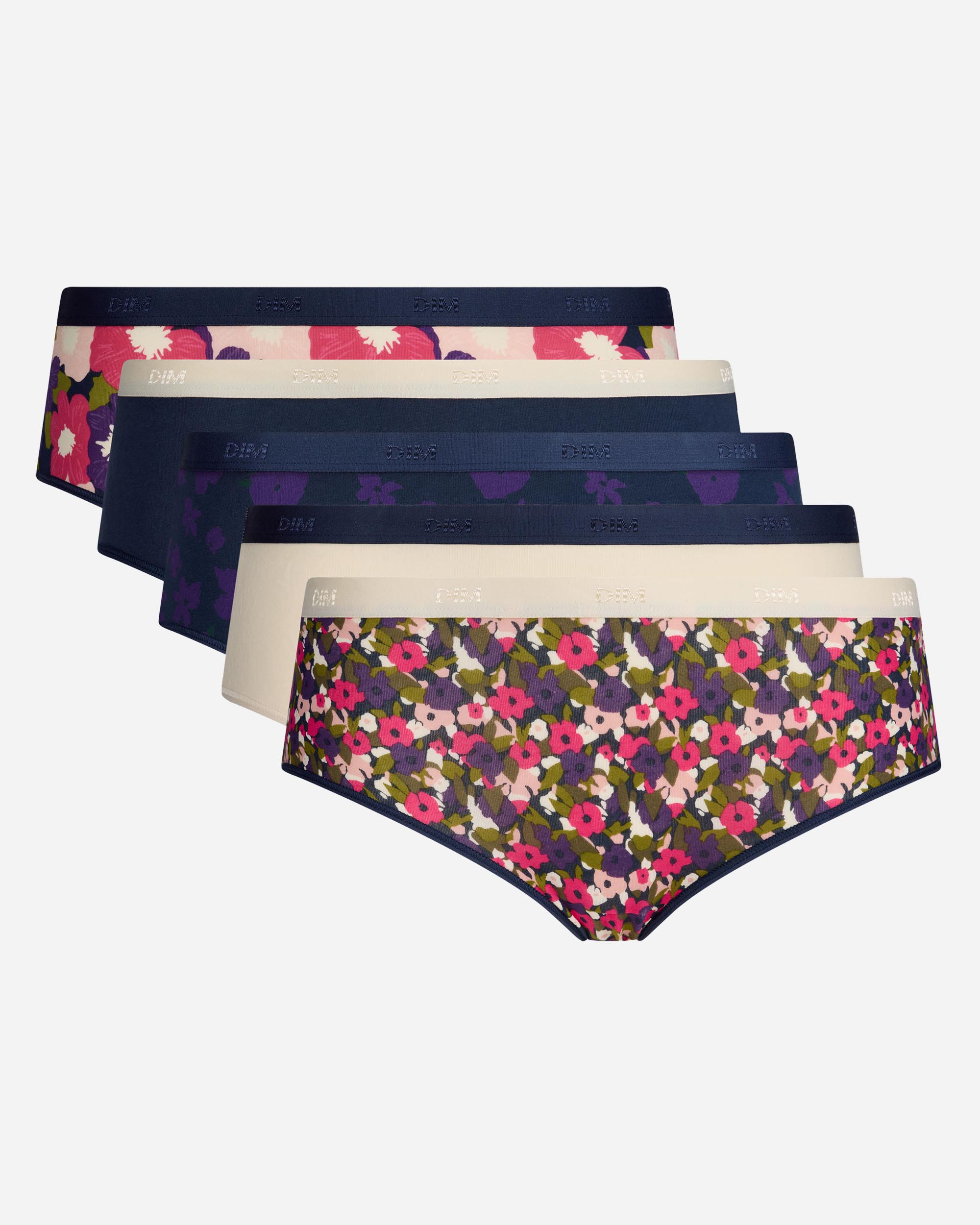 Pack de 5 Cuecas de Algodão Elástico Estampadas Multicolor-4