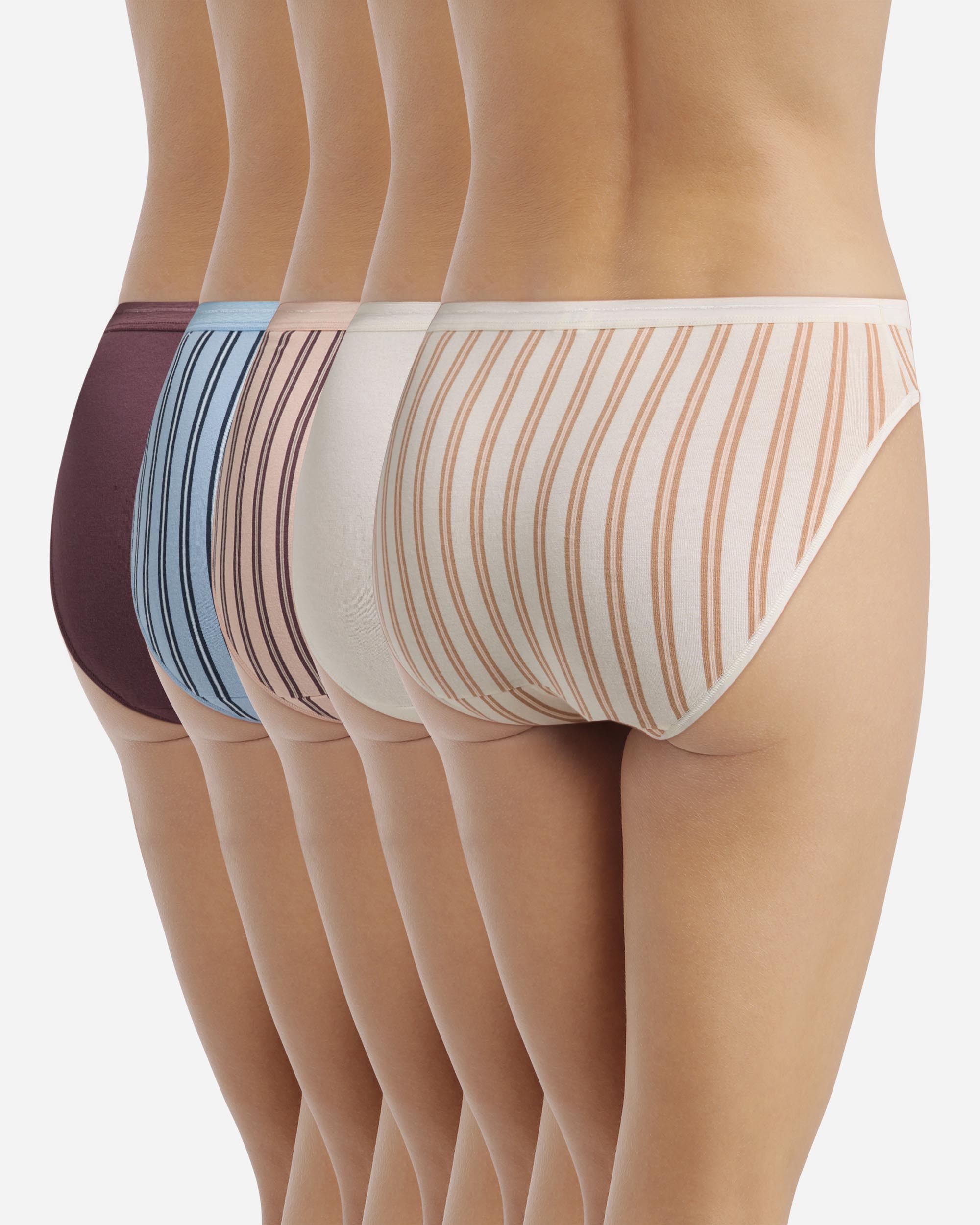 Pack de 5 Cuecas Dim X Inès de La Fressange Multicolor-2