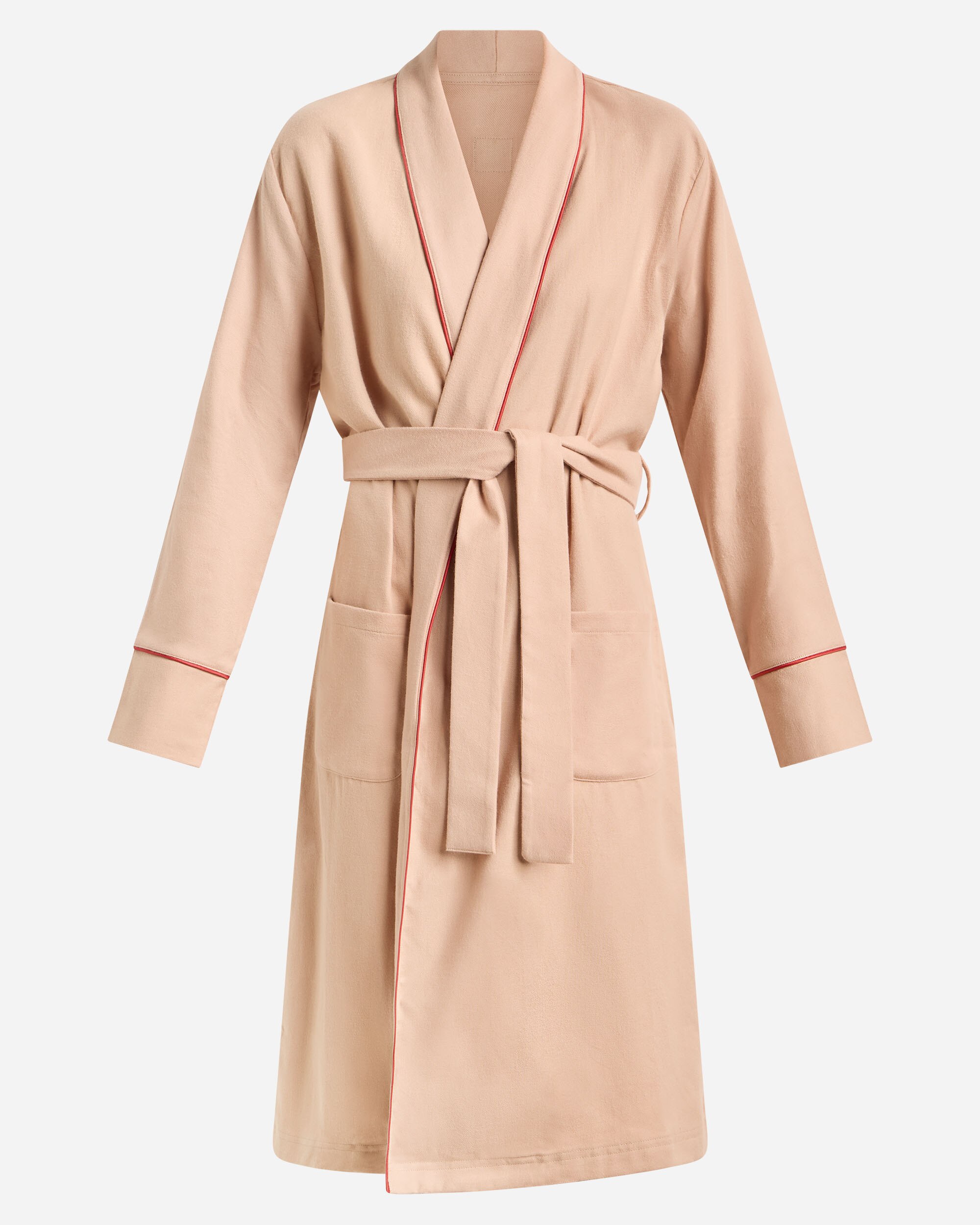 Robe de Manga Comprida de Flanela Dim X Inès de La Fressange Taupe-5