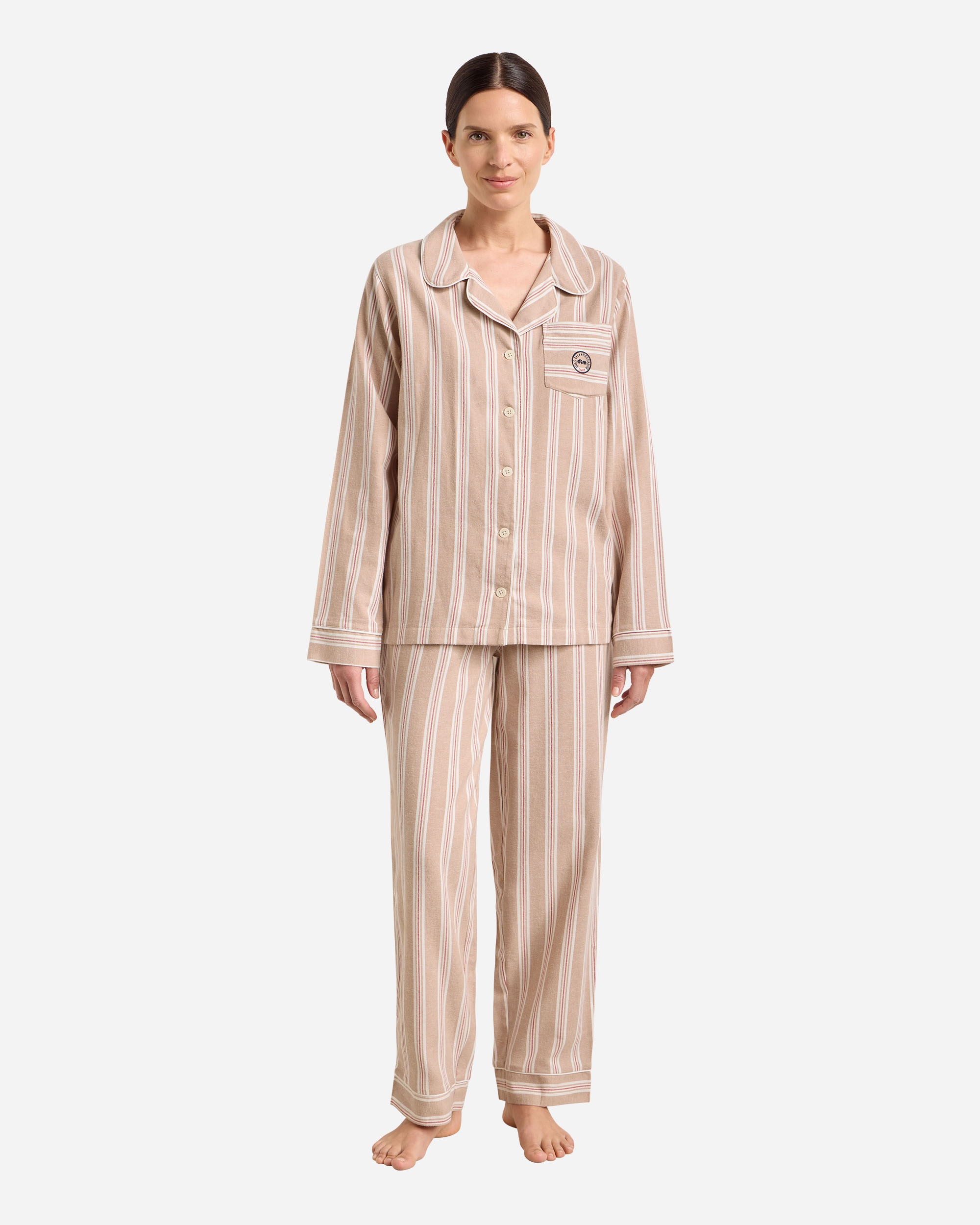 Imagem 0 de Pijama de Flanela Comprido Dim X Inès de La Fressange