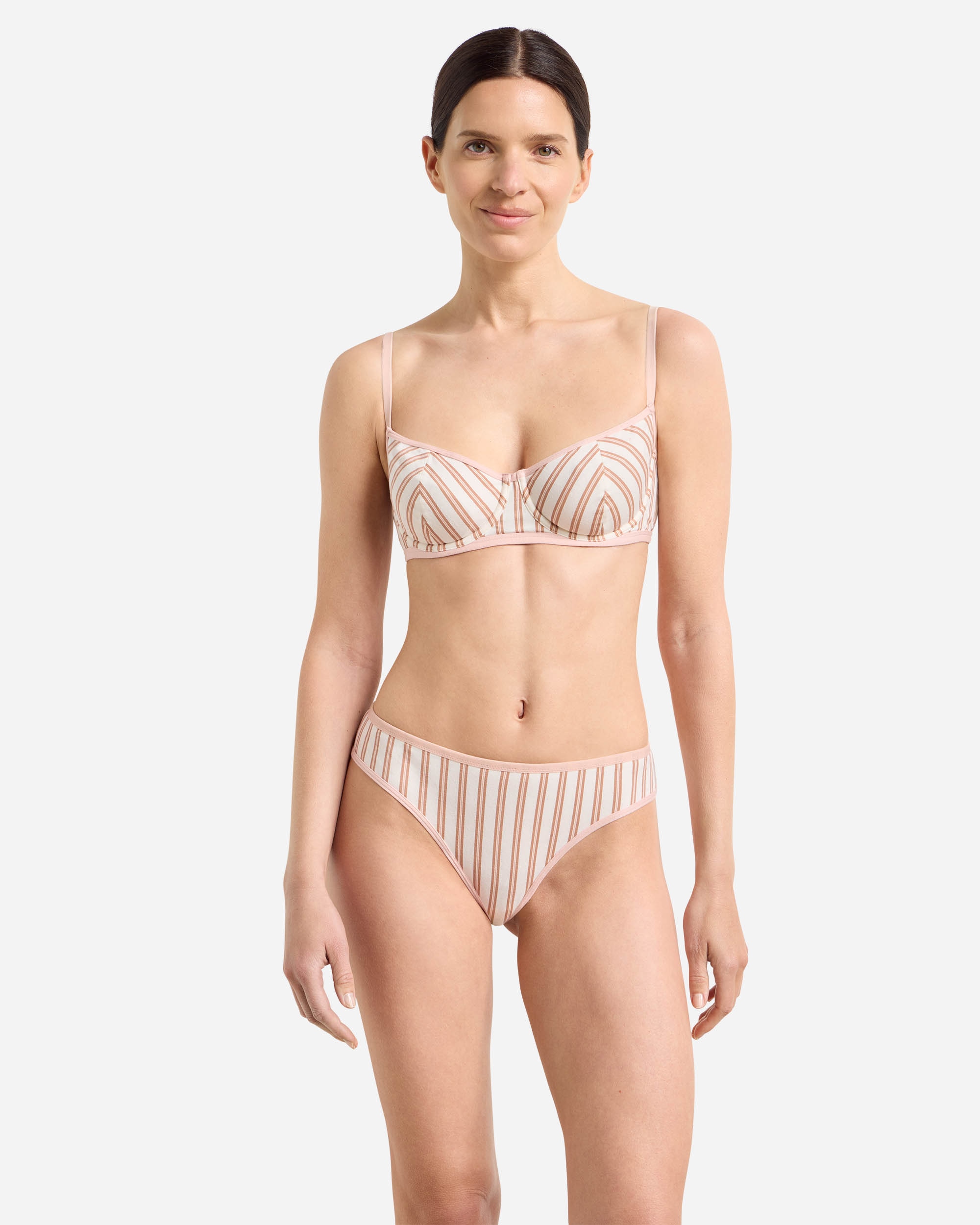 Soutien Corbeille com Aros Dim X Inès de La Fressange Creme-4