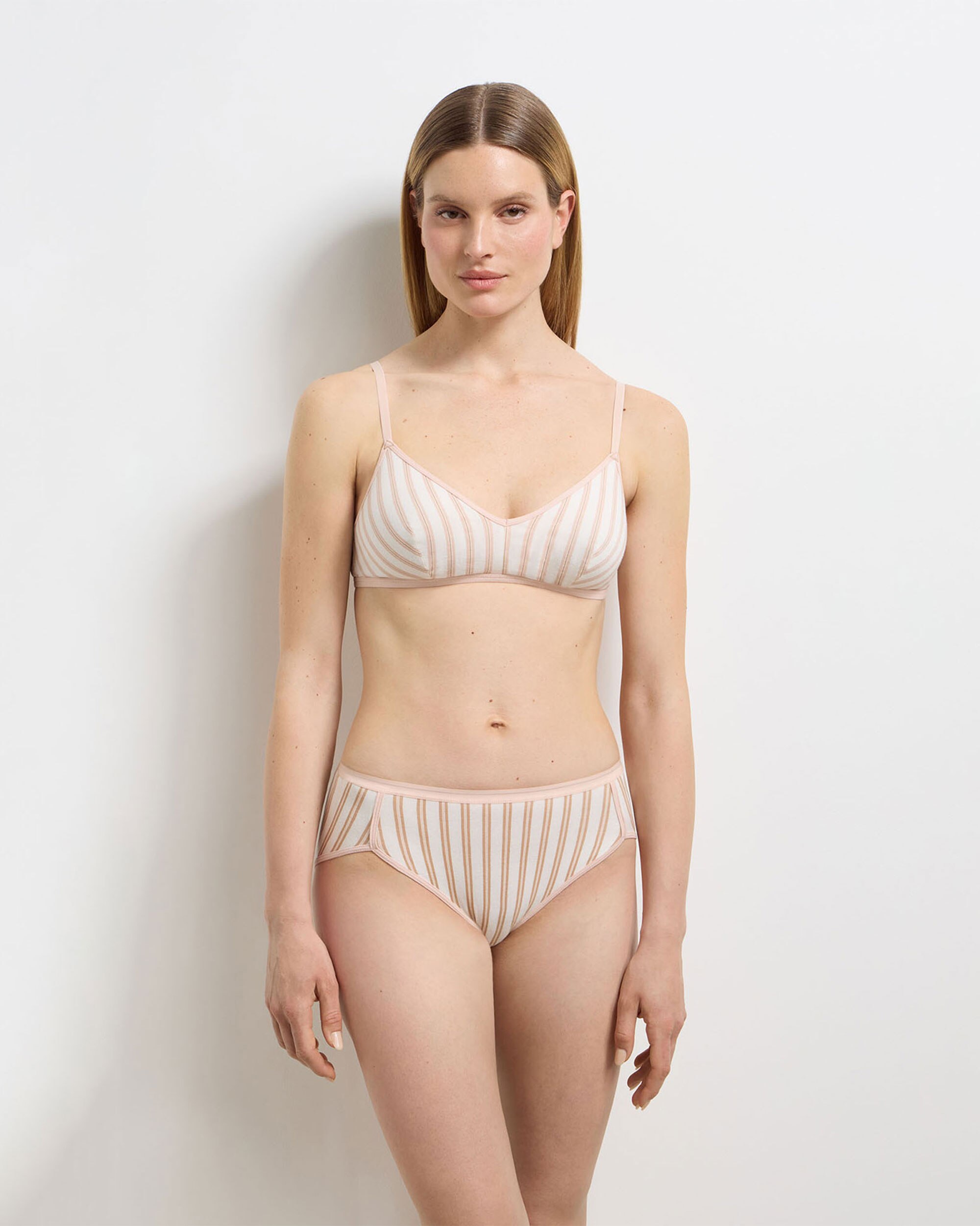 Soutien sem Aros Triangular Dim X Inès de La Fressange Creme-4