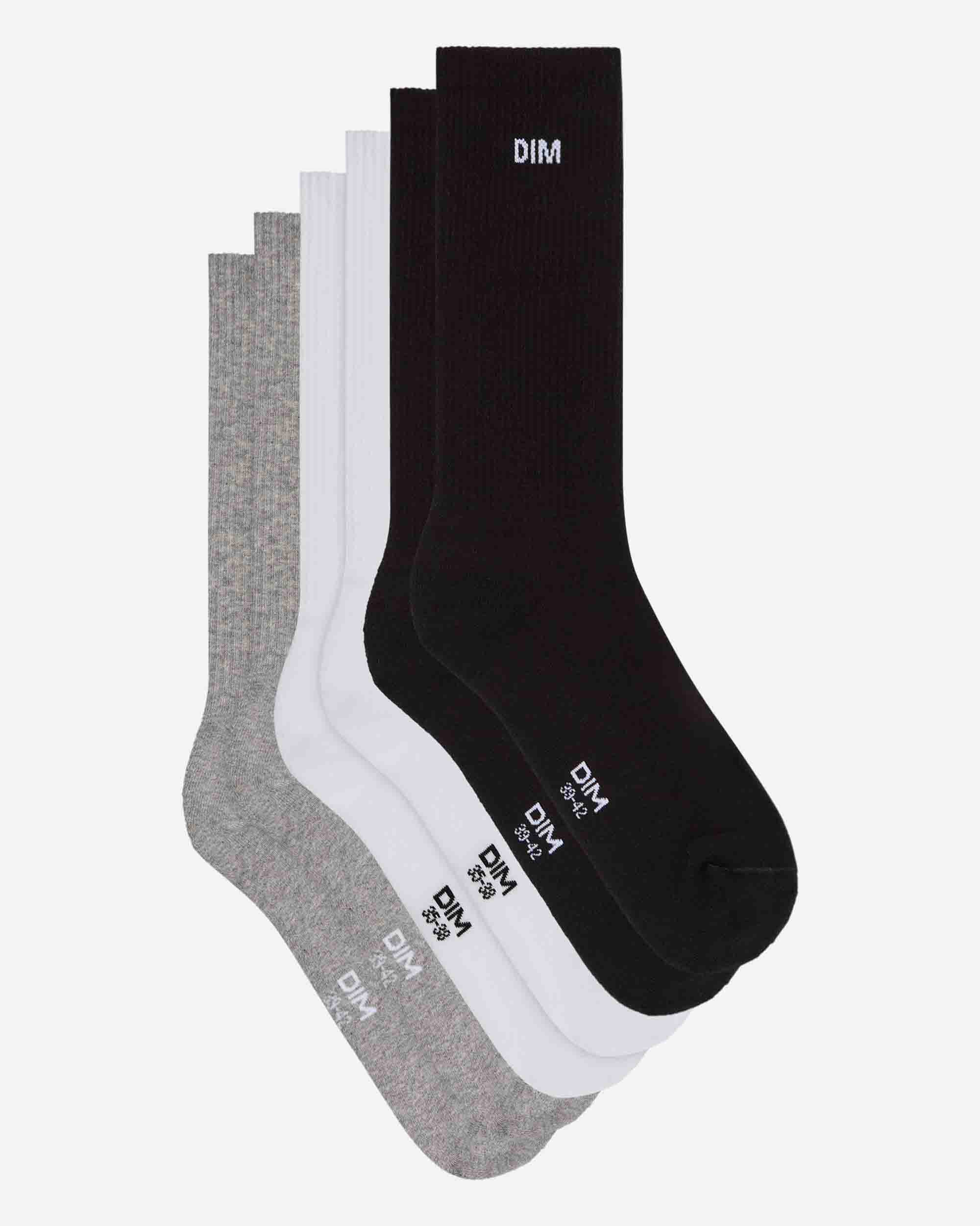 Pack de 3 Meias Desportivas de Cano Médio Multicolor-3