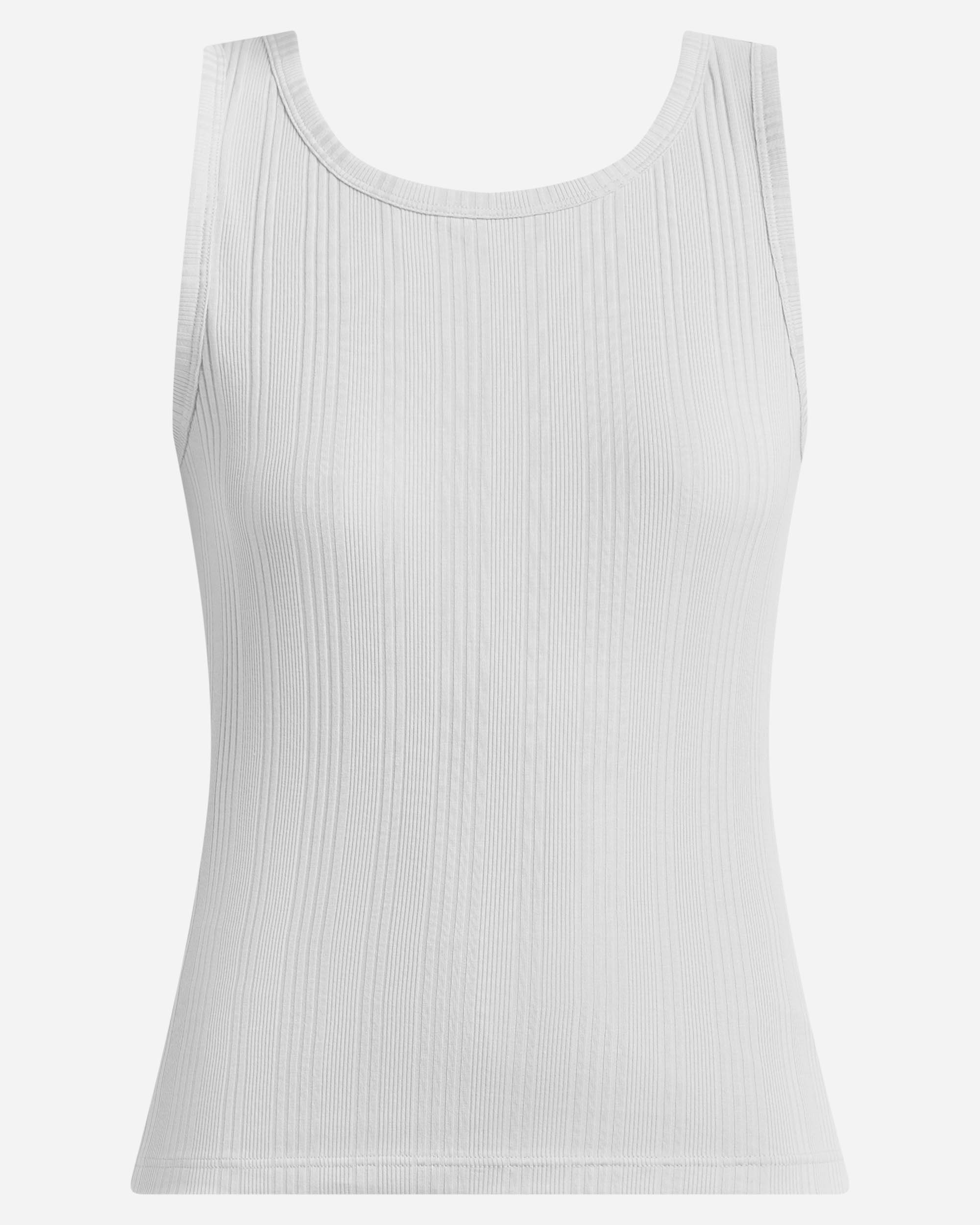 T-shirt sem Mangas Canelada Dim X Inès de La Fressange Branco-3