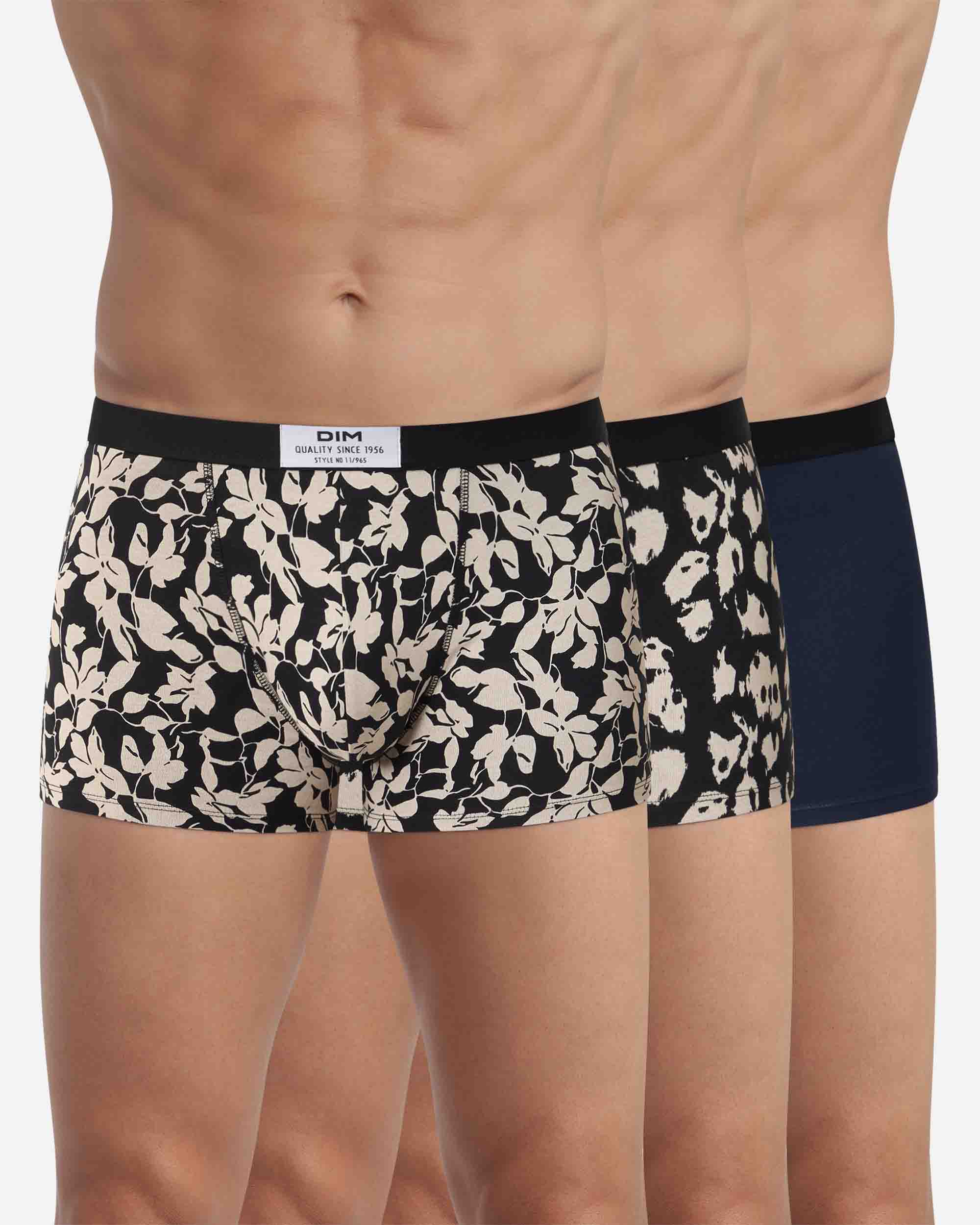 Imagem 0 de Pack de Três Boxers Algodão Elástico Estampado Dim Vibes