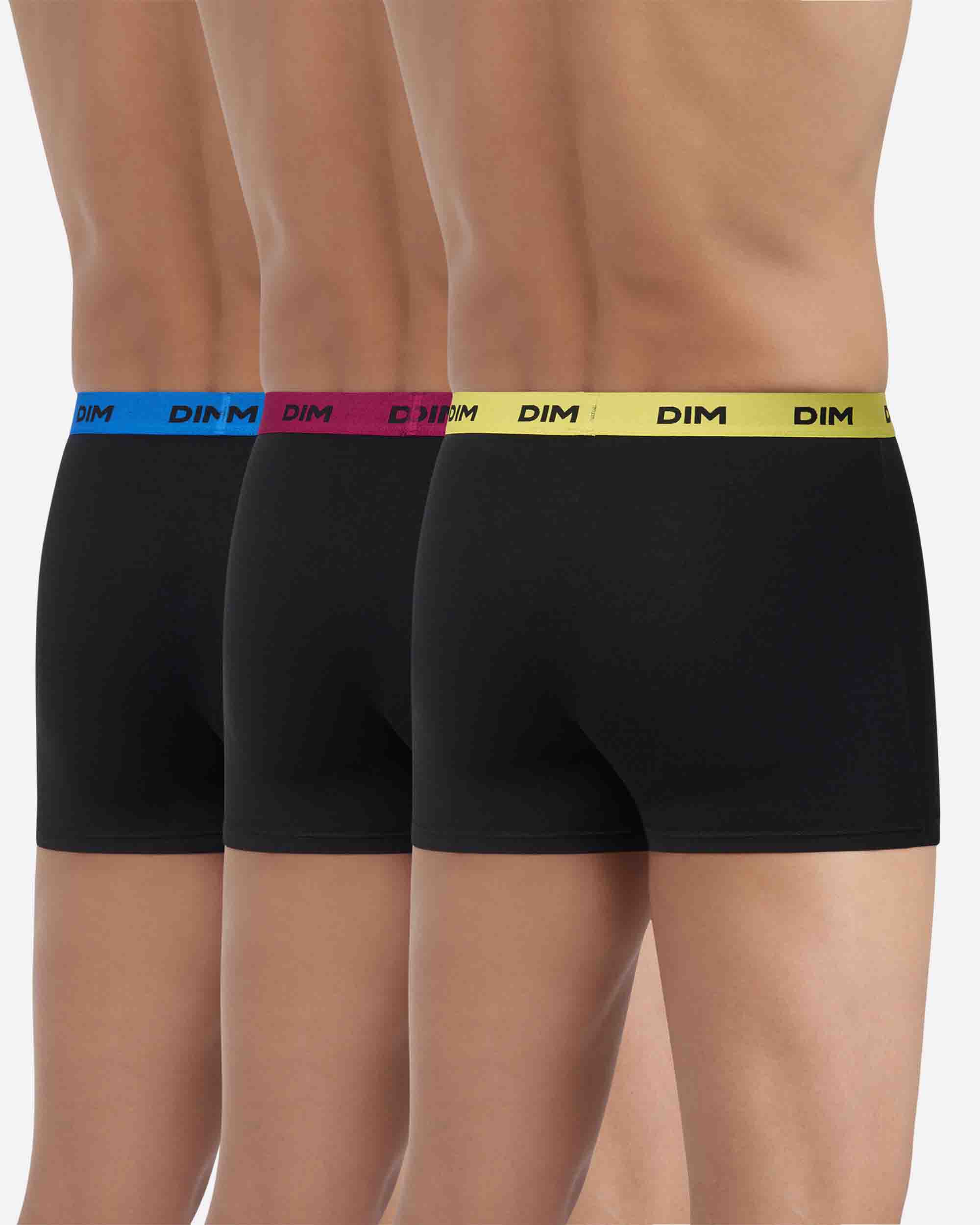 Pack de Três Boxers de Algodão com Cintura em Cores Dim Mix & Colors Multicolor-2