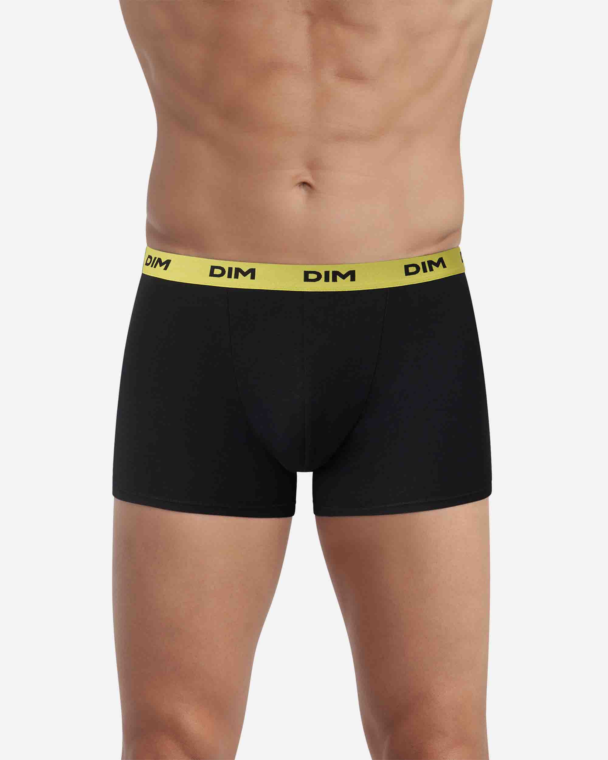 Pack de Três Boxers de Algodão com Cintura em Cores Dim Mix & Colors Multicolor-3