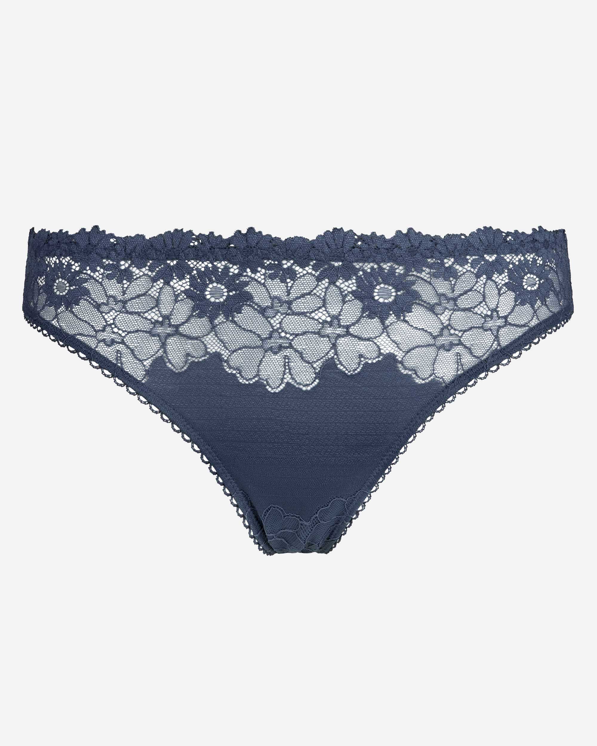 Cueca Brasileira de Renda Azul-5