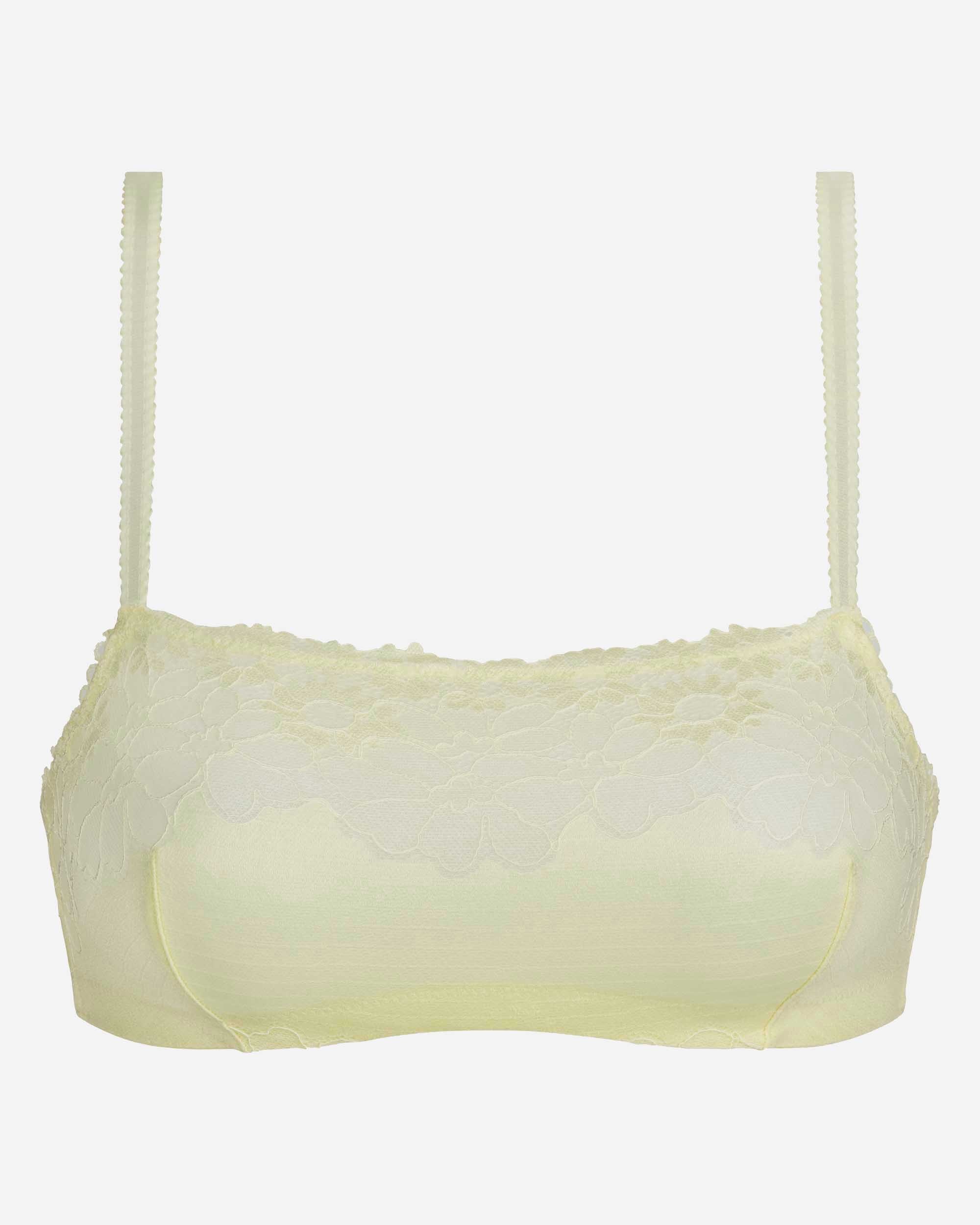 Soutien Tipo Bralette sem Aros de Renda Creme-5