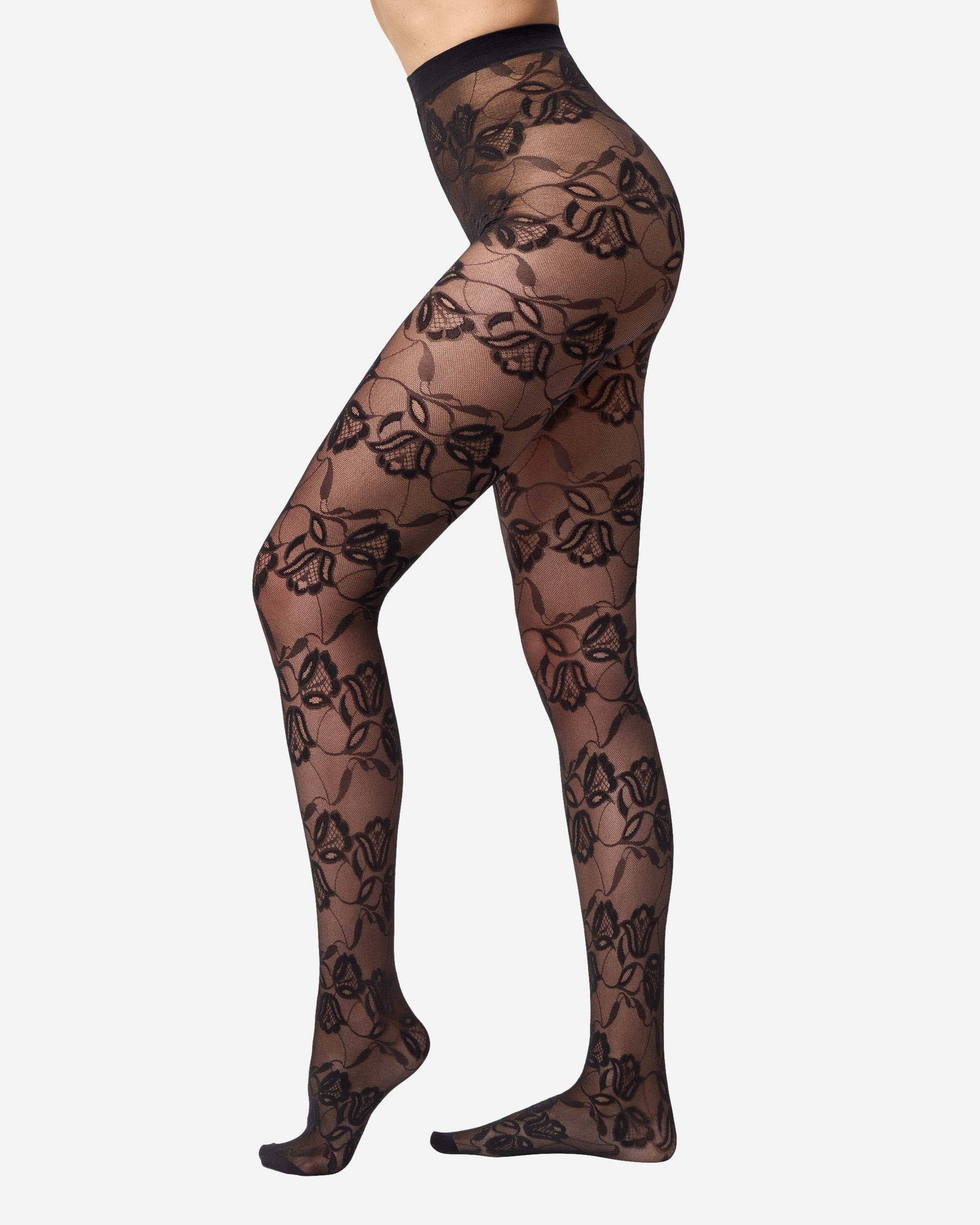 Imagem 0 de Collants Estampados Tulipas 15 Deniers
