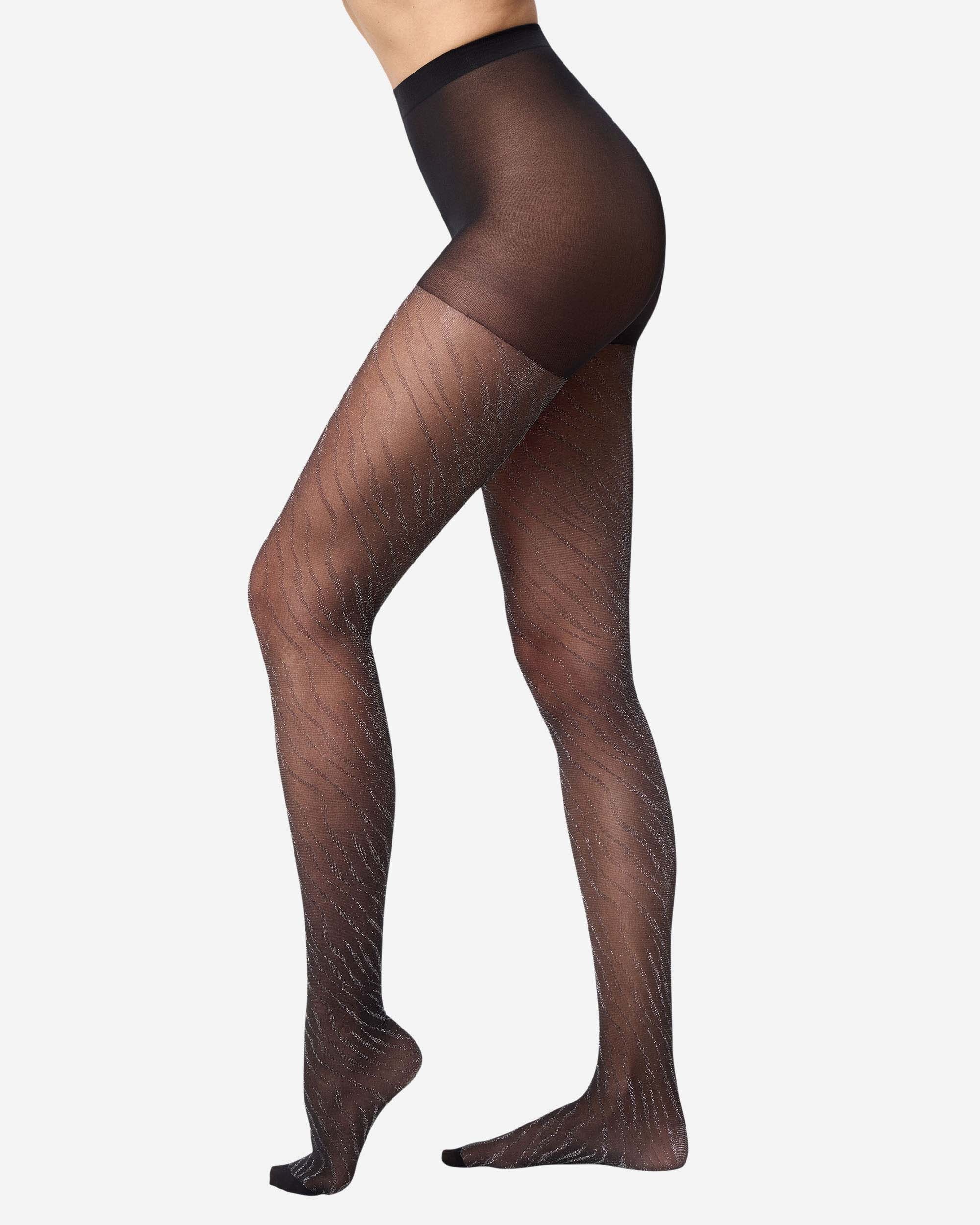 Imagem 0 de Collants Estampado Zebra Brilhante 17 Deniers