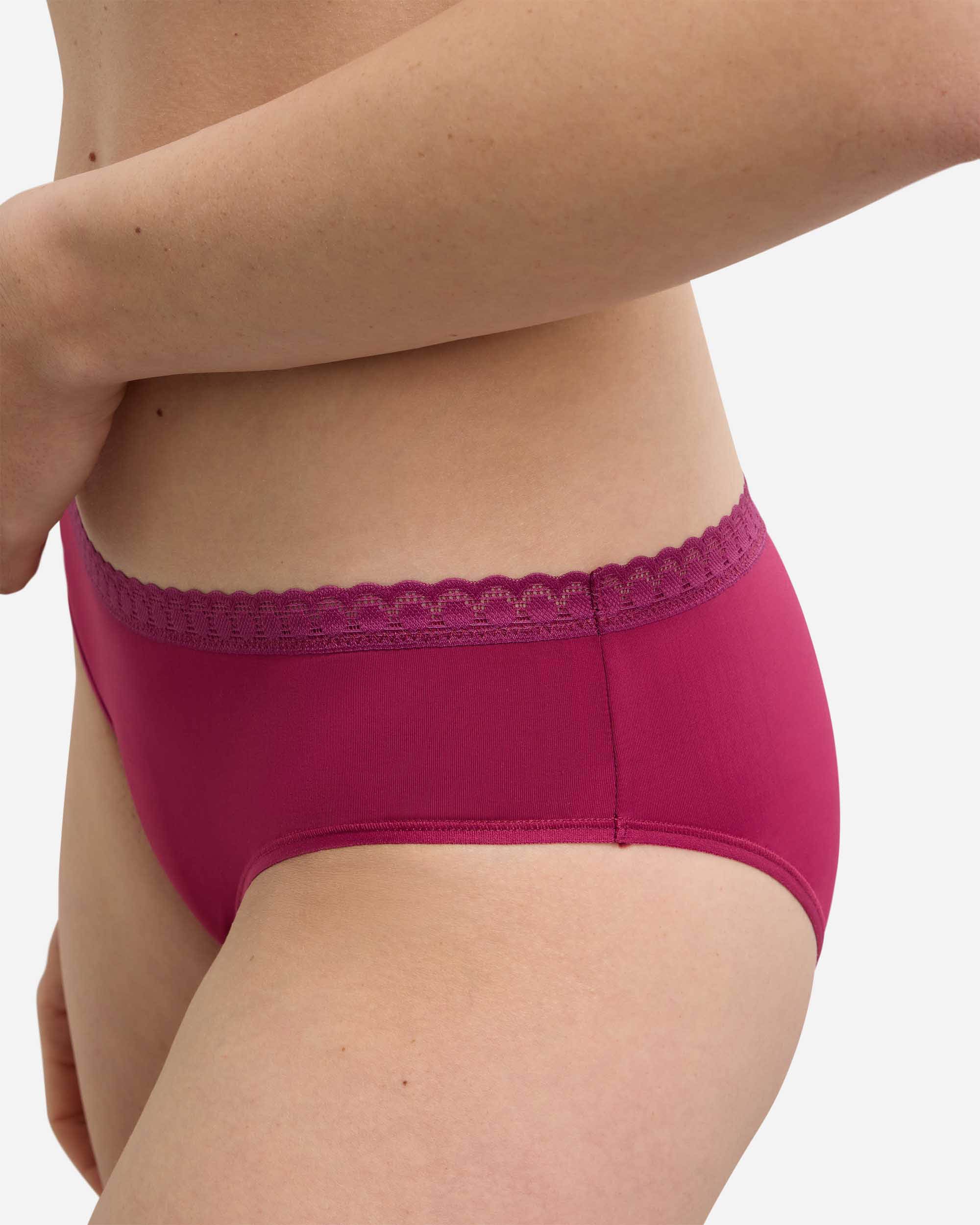 Cueca de Microfibra Dim Rosa-3