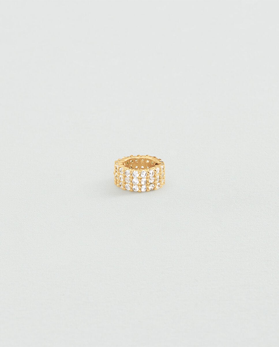 Imagem 0 de Separador Lucky Acabado em Ouro com Zirconitas