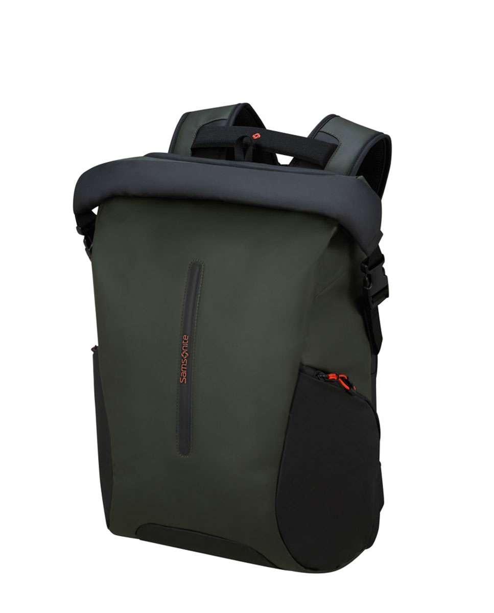 Mochila rolo Ecodiver para portátil 17.3" verde tropa Verde-1