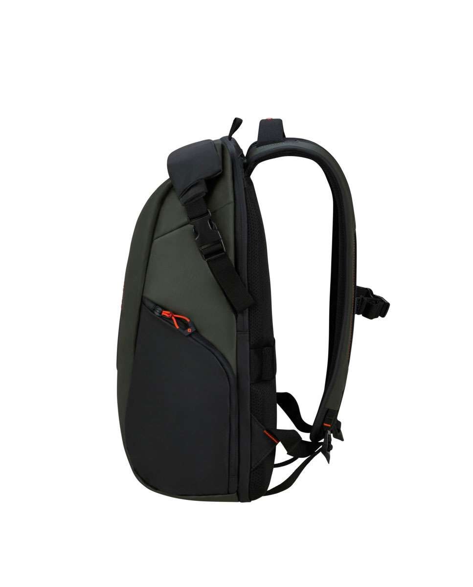 Mochila rolo Ecodiver para portátil 17.3" verde tropa Verde-3