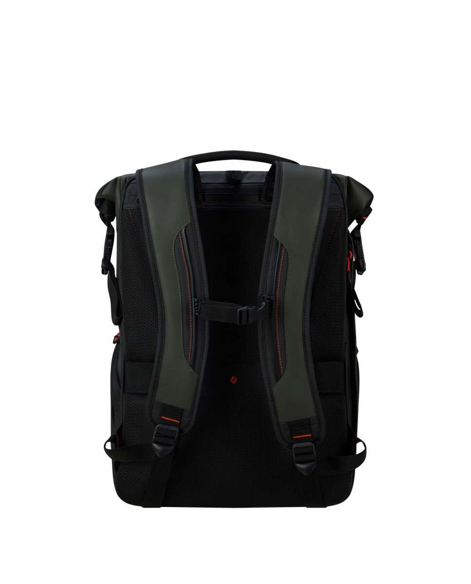Mochila rolo Ecodiver para portátil 17.3" verde tropa Verde-4