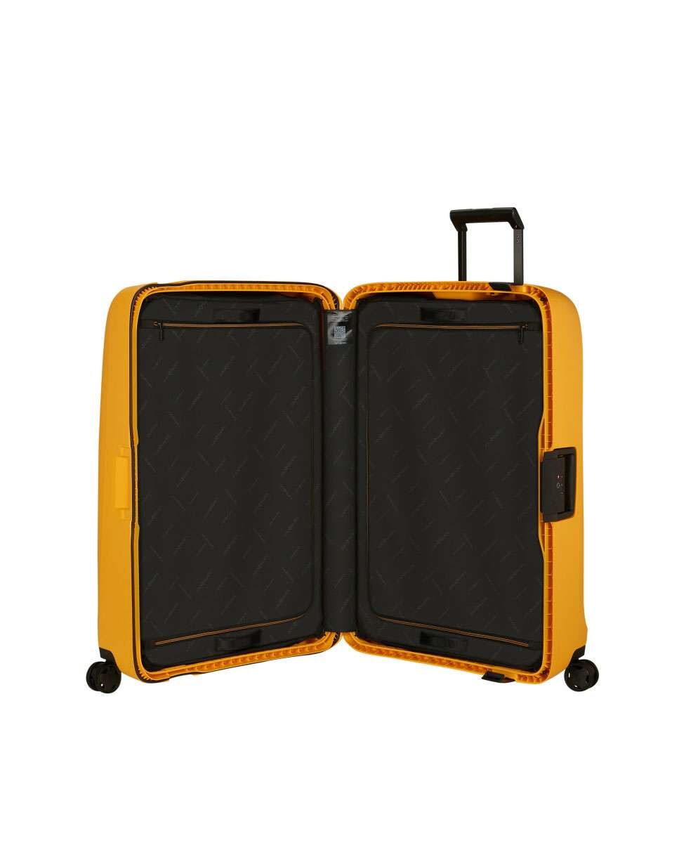 Mala de Viagem Extragrande Essens 81cm 4 Rodas Amarelo Radiante 140L Amarelo-2