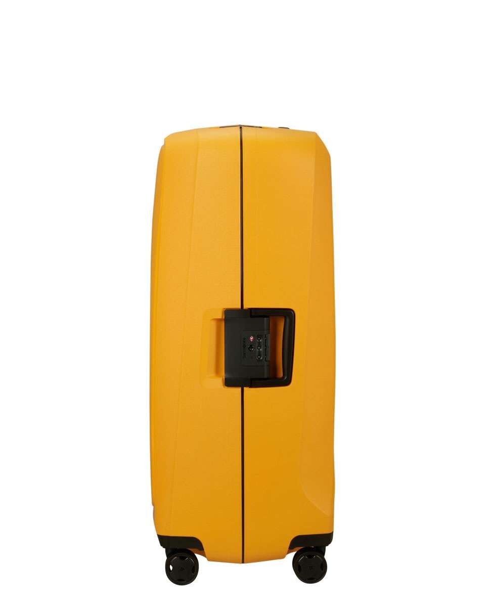 Mala de Viagem Extragrande Essens 81cm 4 Rodas Amarelo Radiante 140L Amarelo-3
