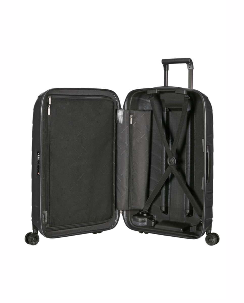 Mala de viagem grande Attrix 75cm 4 rodas antracite 97L Preto-2