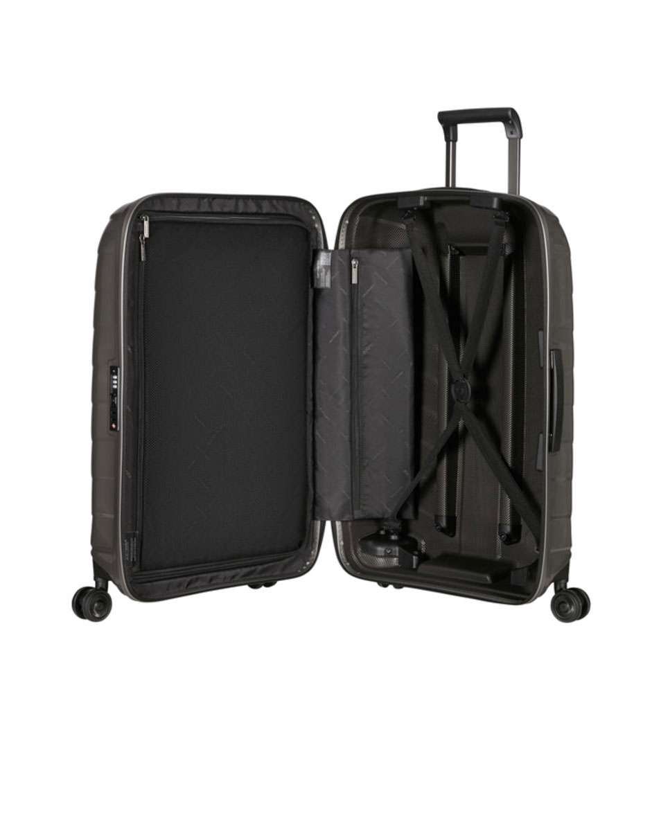 Mala de viagem média Attrix 69cm 4 rodas bege 73L Bege-2
