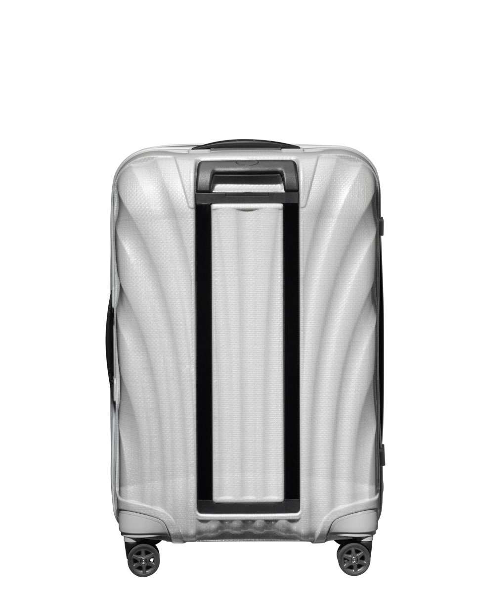 Mala de viagem média C-Lite 69cm 4 rodas branco 68L Branco-4